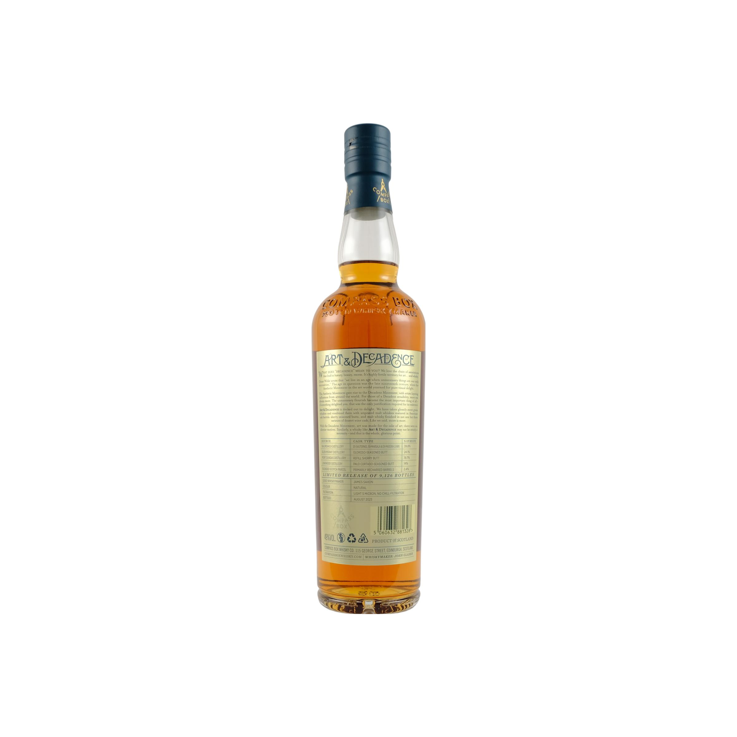 Blended Scotch Whisky Art & Decadence CB 2
