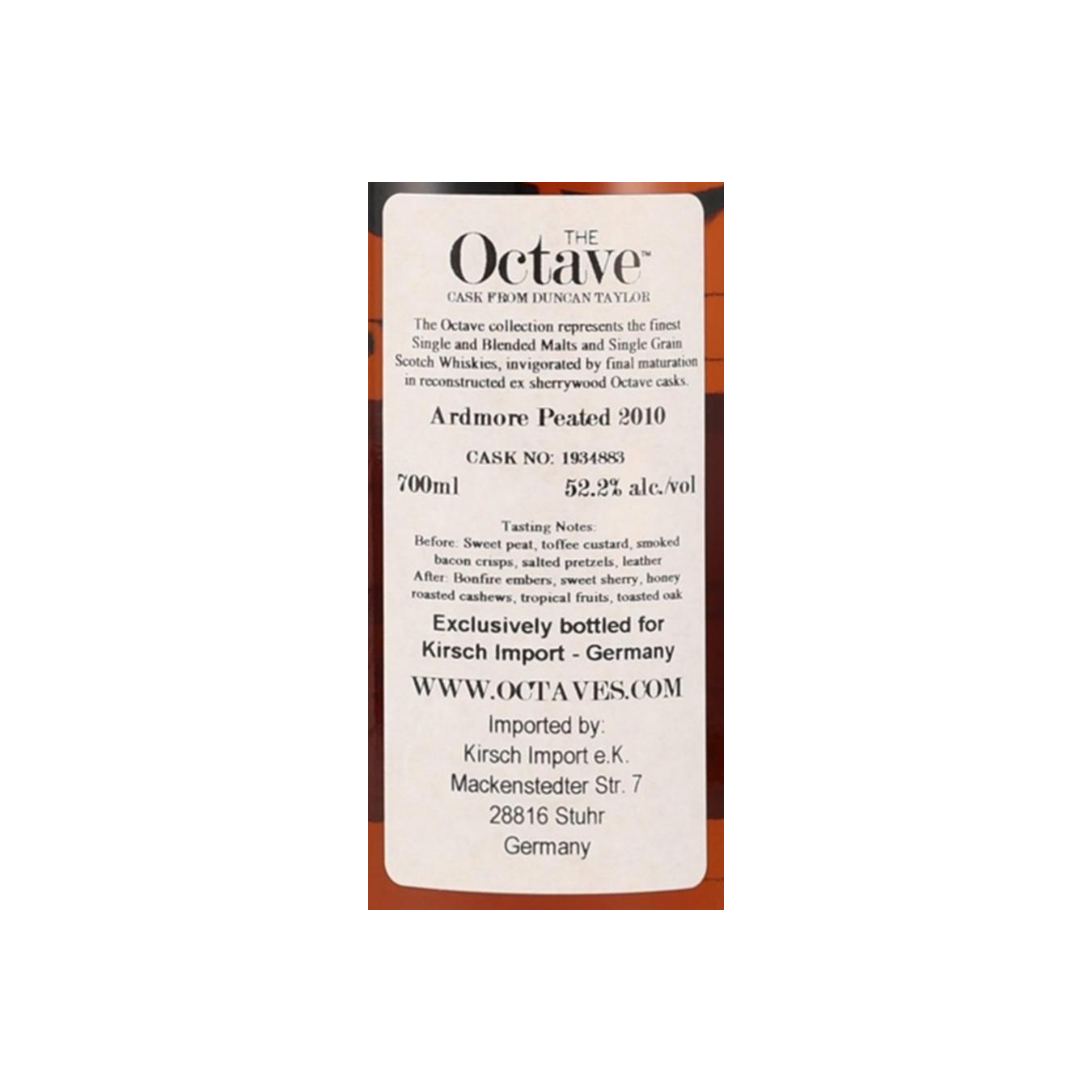 Ardmore The Octave 2010 13 Years Single Malt Whisky 3