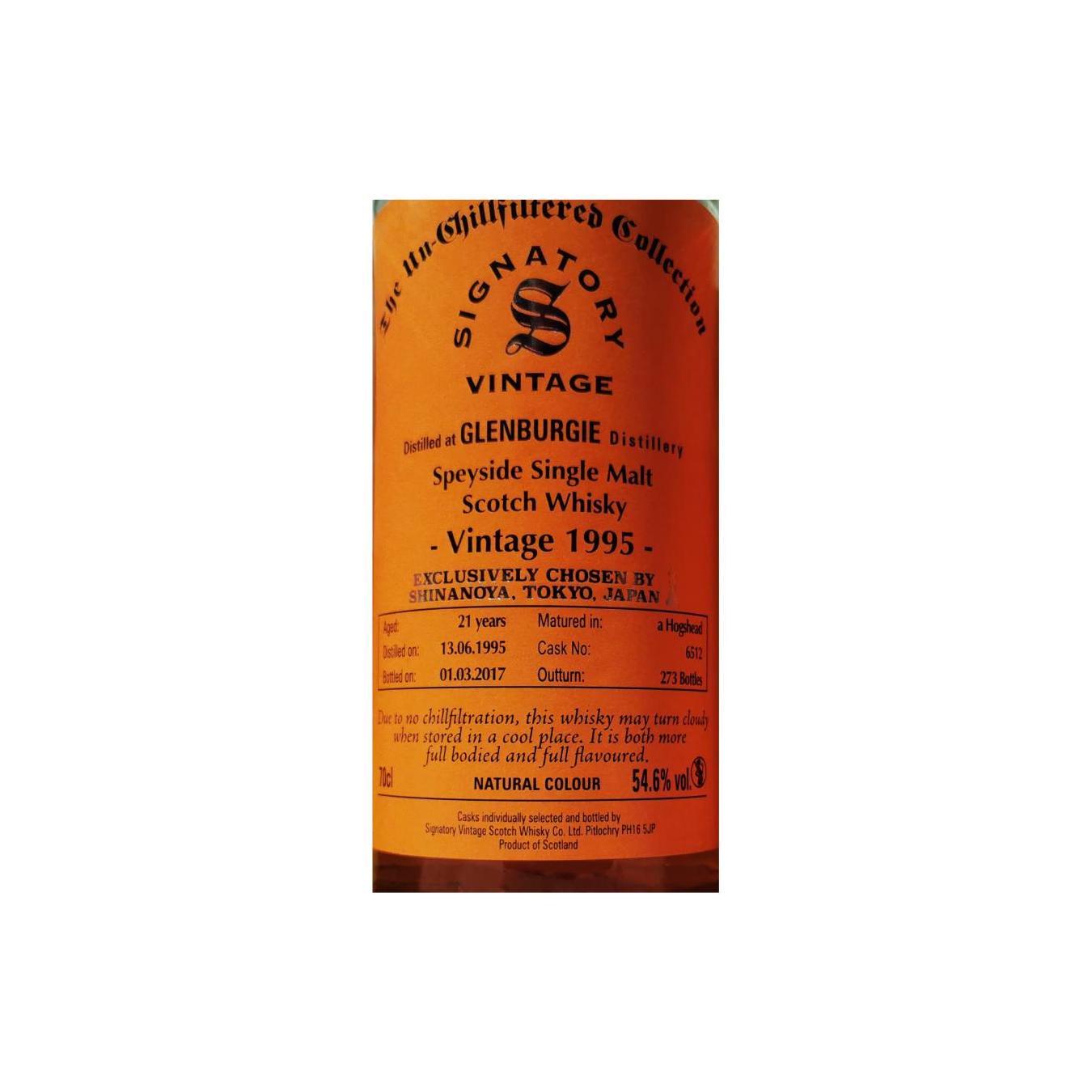 Glenburgie The Un-Chillfiltered Collection 1995 21 Years Single Malt Whisky