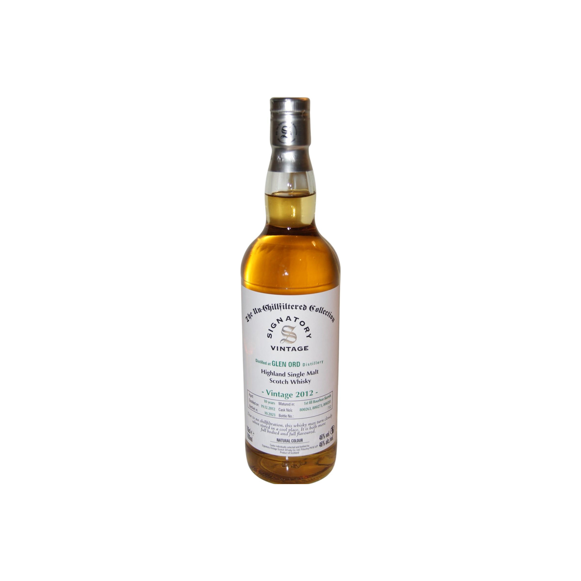 Glen Ord The Un-Chillfiltered Collection 2012 10 Years Single Malt Whisky