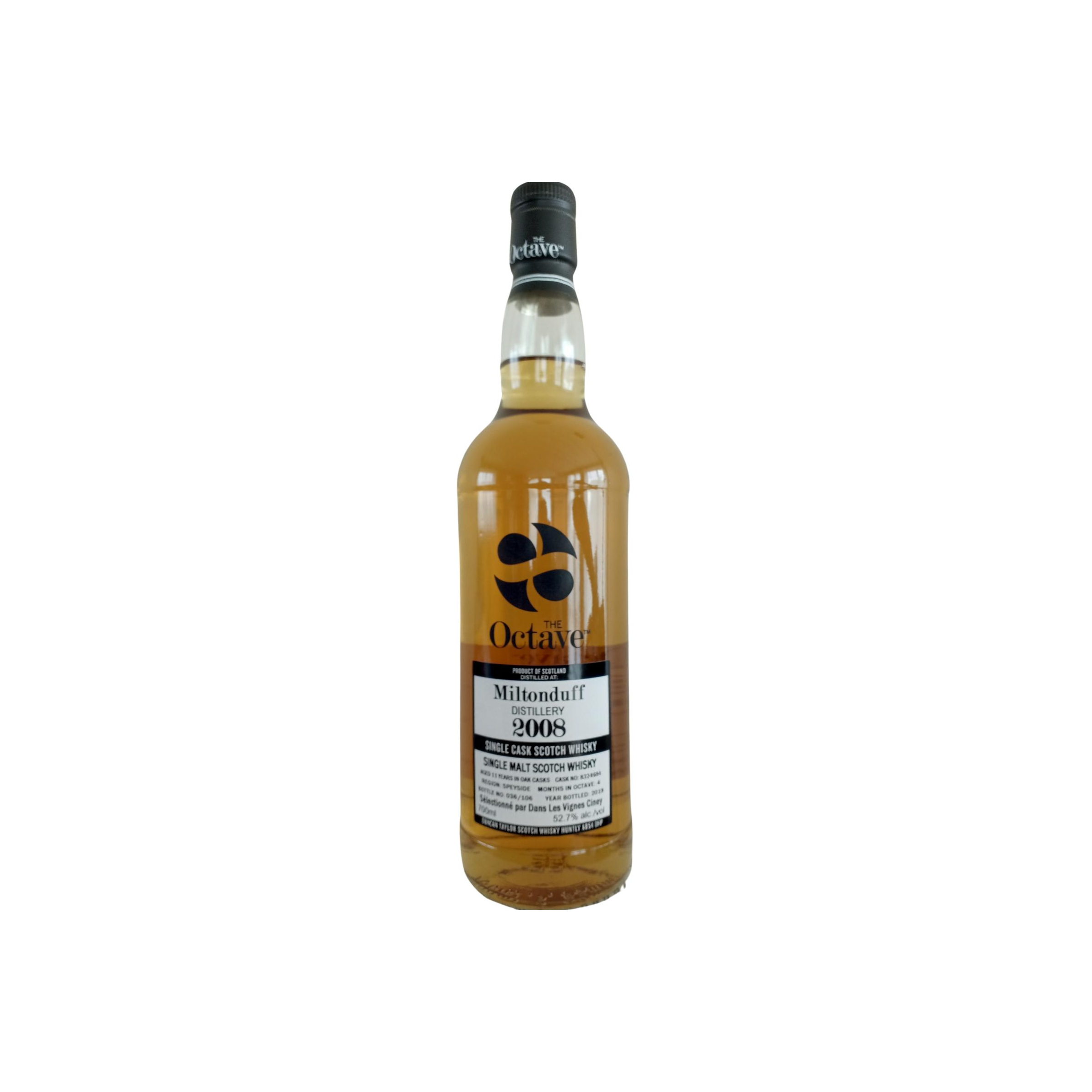 Miltonduff The Octave 2008 11 Years Single Malt Whisky