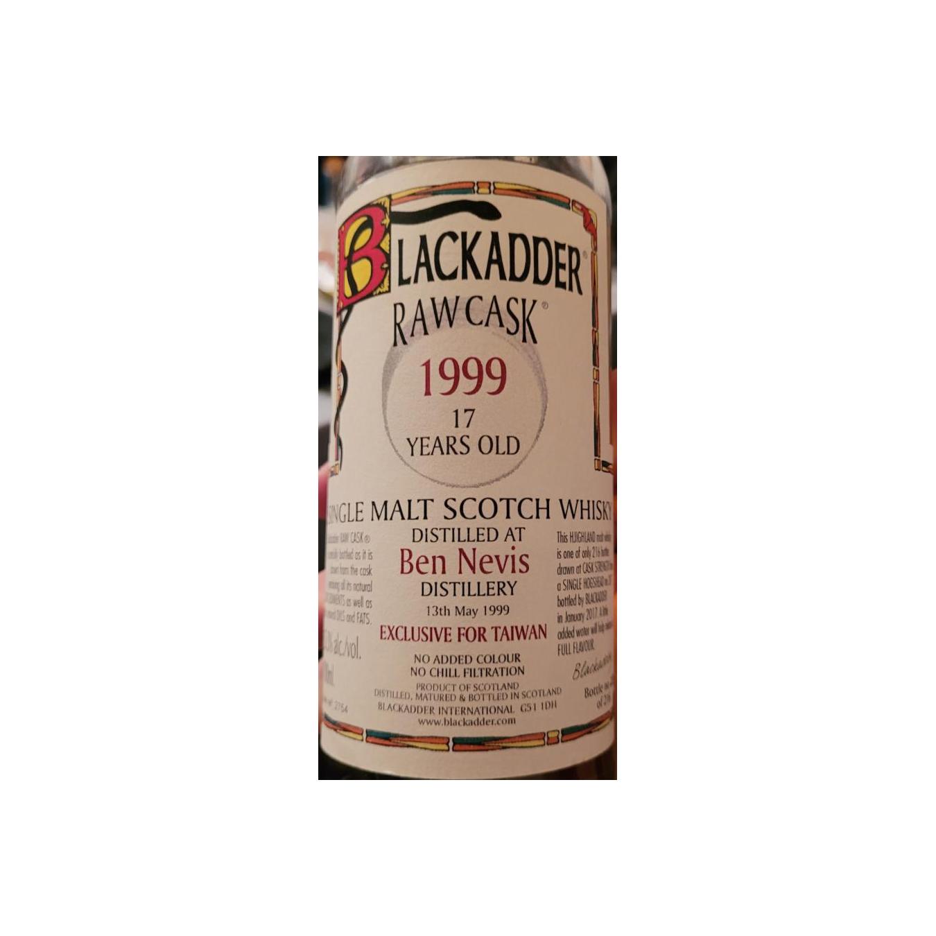 Ben Nevis Raw Cask 1999 17 Years Single Malt Whisky