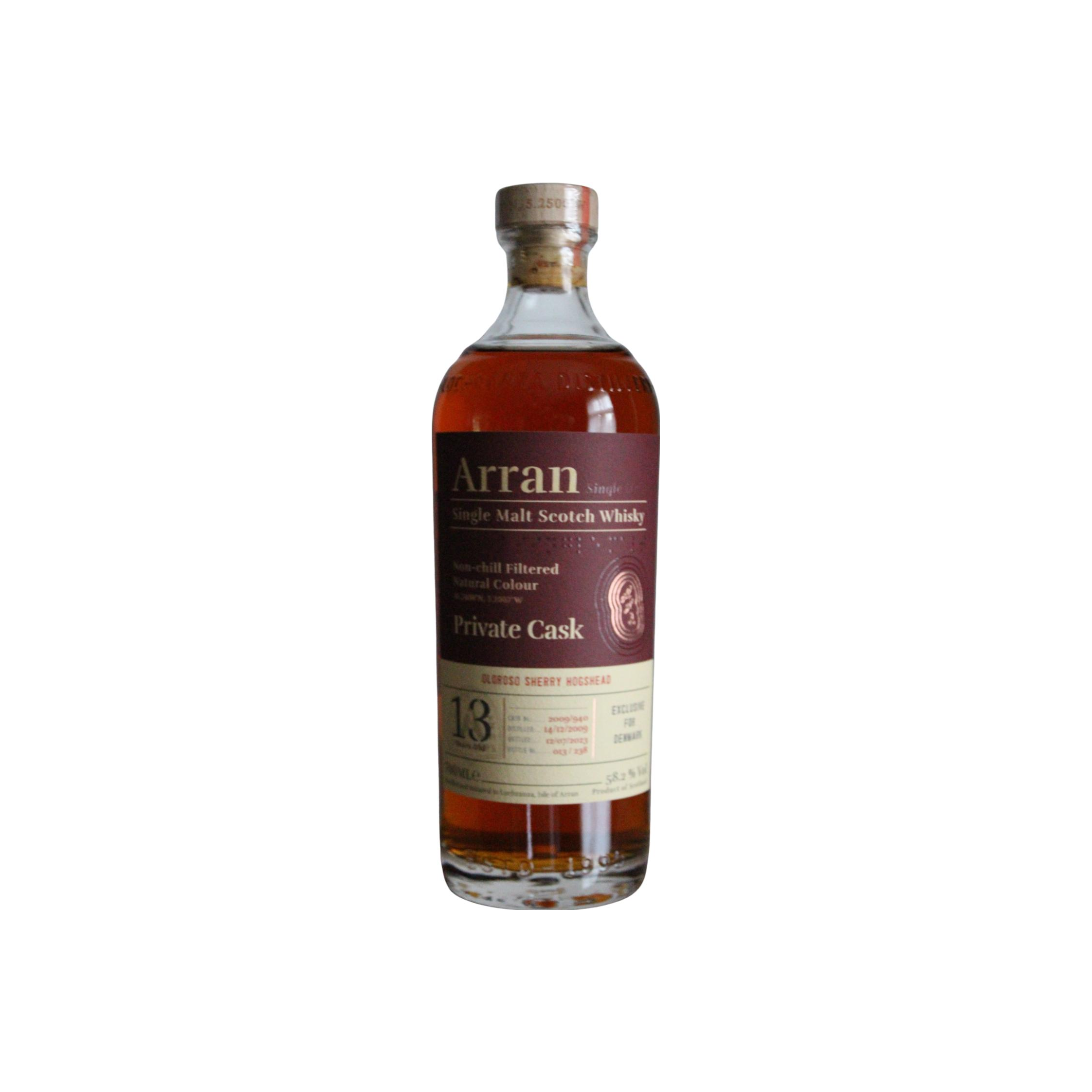 Arran Private Cask 2009 13 Years Single Malt Whisky