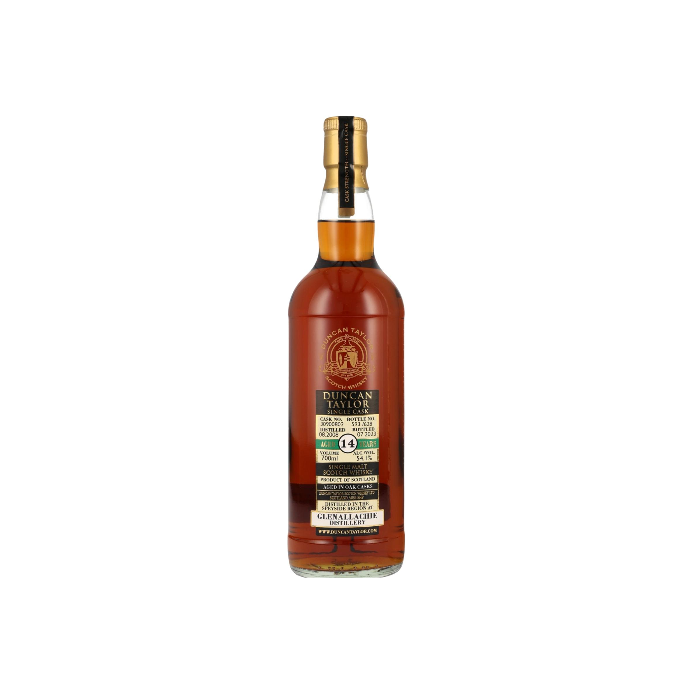 The GlenAllachie Single Cask 2008 14 Years Single Malt Whisky