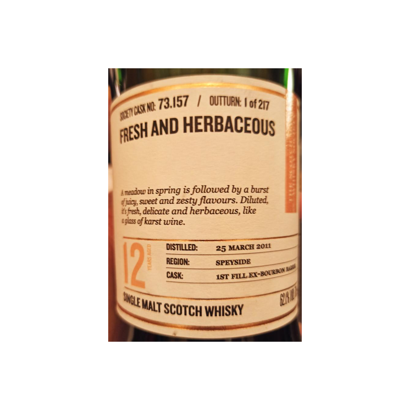 Aultmore 2011 SMWS 73.157 2