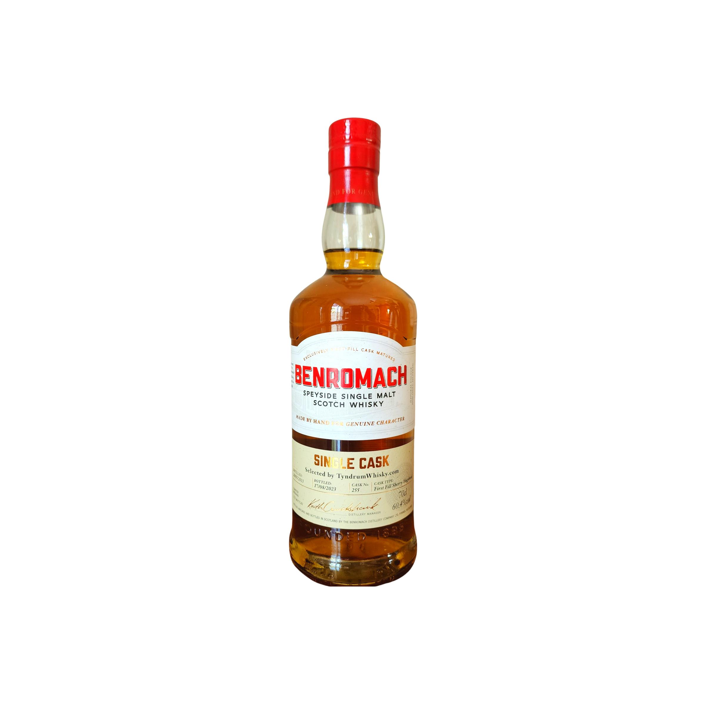 Benromach Single Cask 2013 10 Years Single Malt Whisky