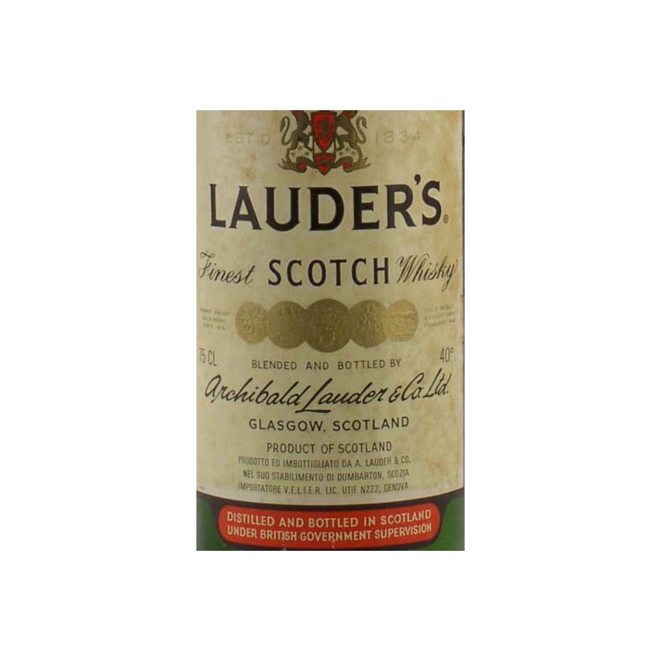 Lauder's Finest Scotch Whisky