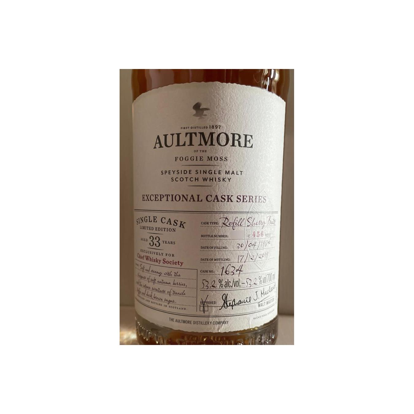 Aultmore 1986 33 Years Single Malt Whisky