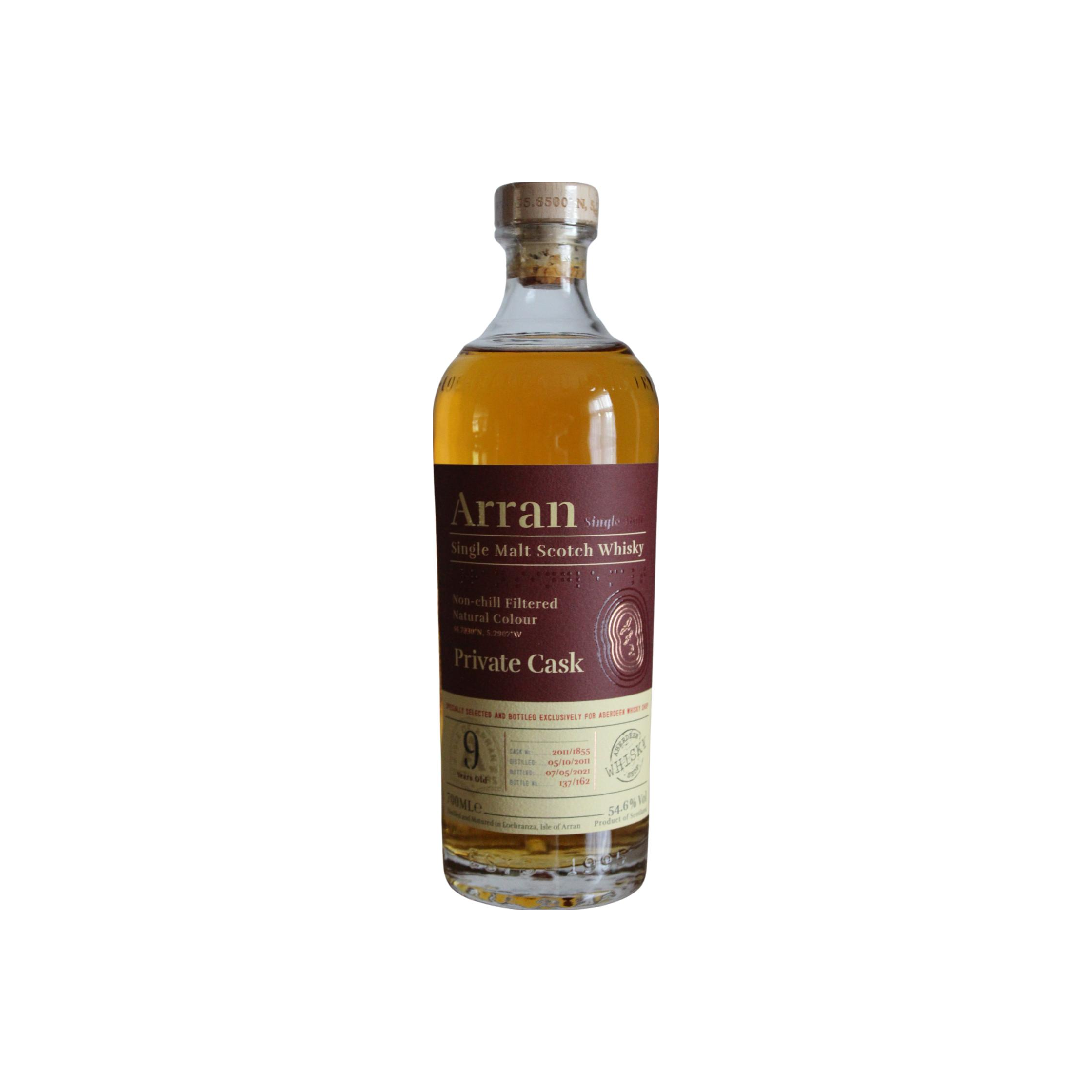 Arran Private Cask 2011 9 Years Single Malt Whisky