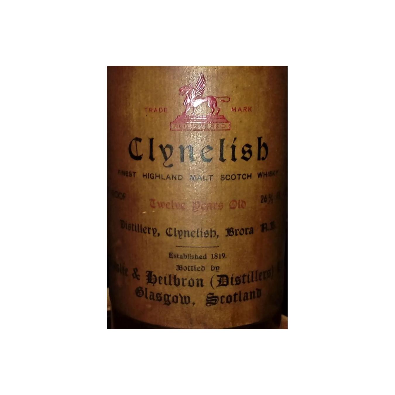 Clynelish 12 Years Single Malt Whisky