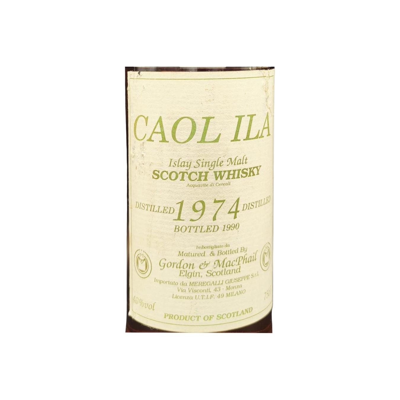 Caol Ila 1974 16 Years Single Malt Whisky