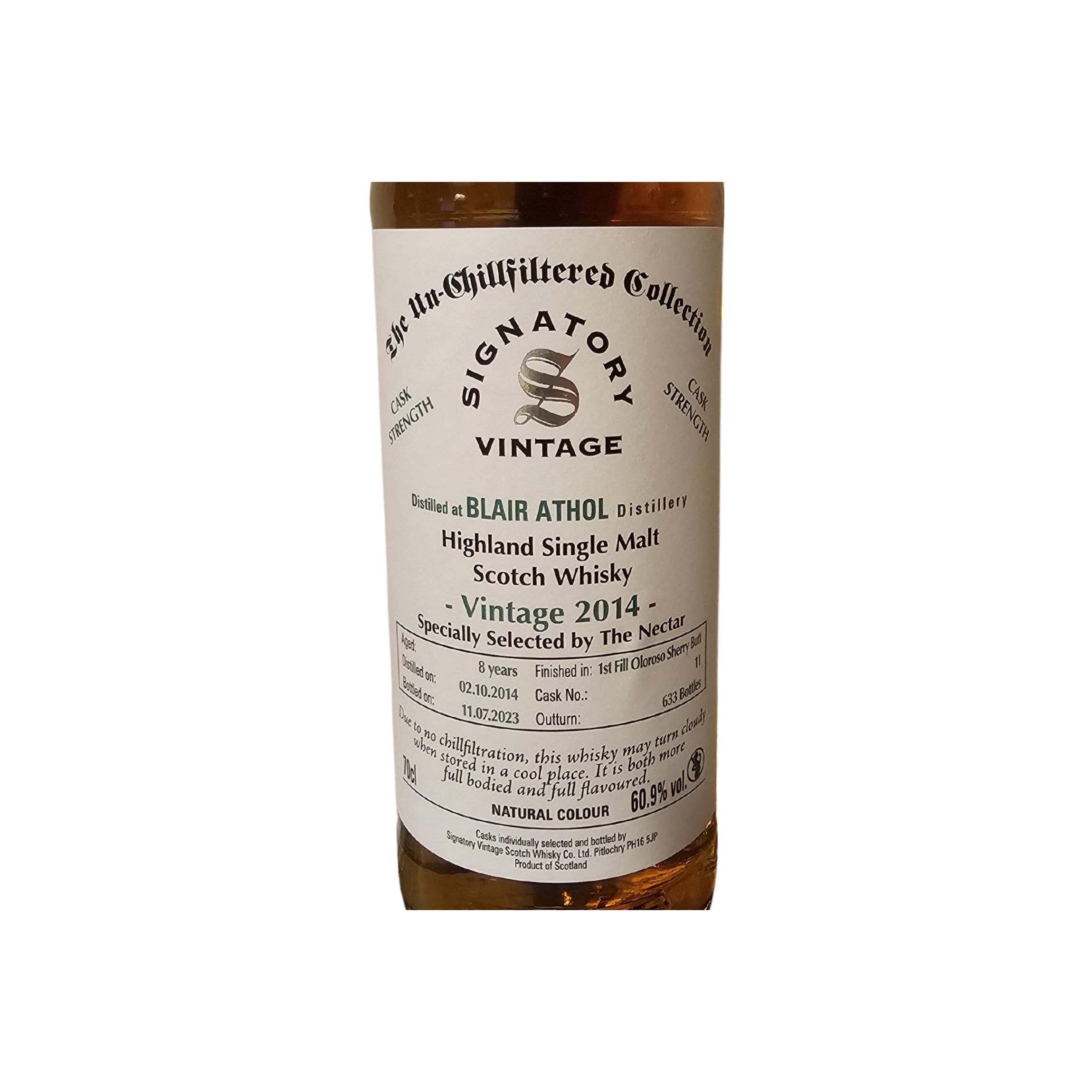 Blair Athol 2014 8 Years Single Malt Whisky 2