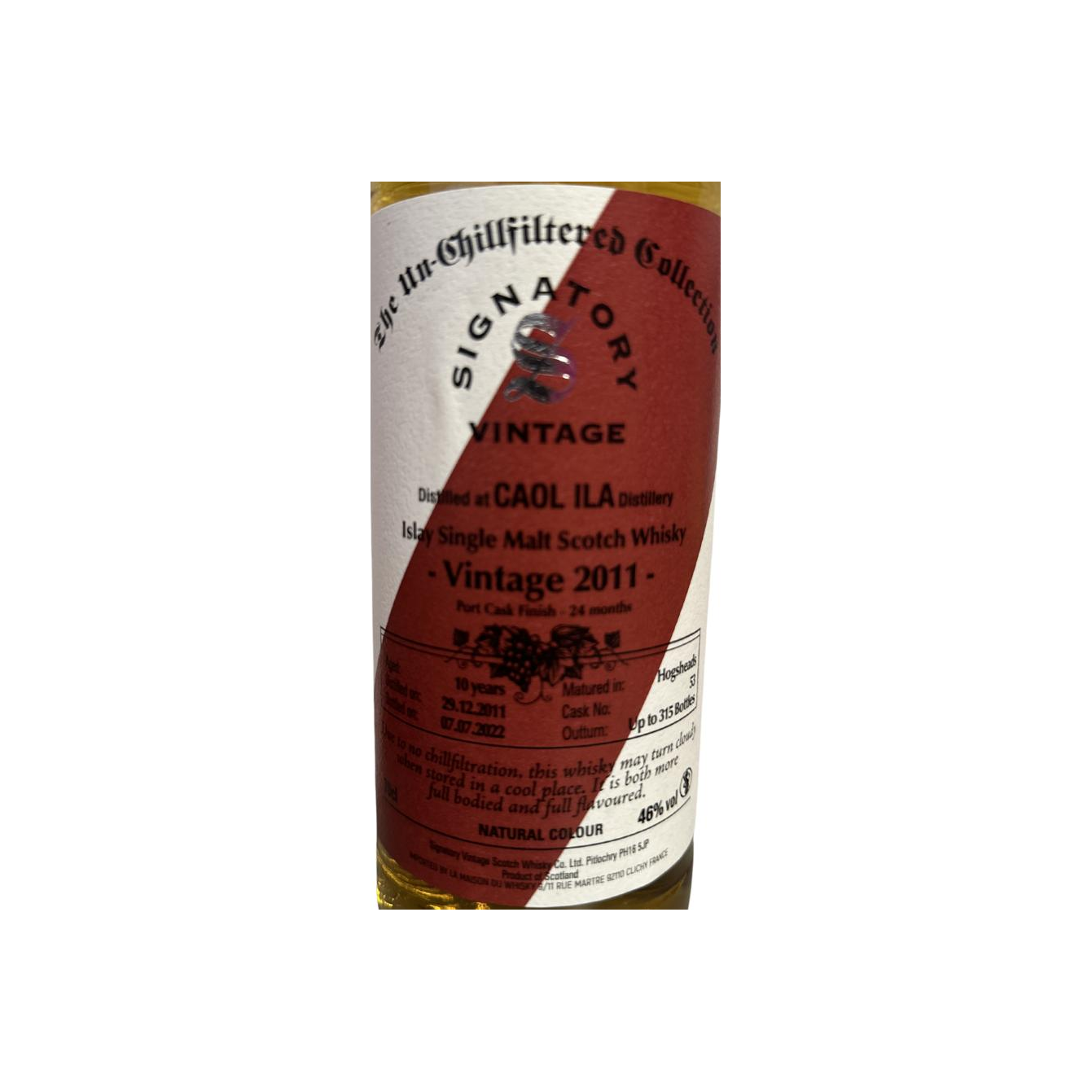 Caol Ila The Un-Chillfiltered Collection 2011 10 Years Single Malt Whisky