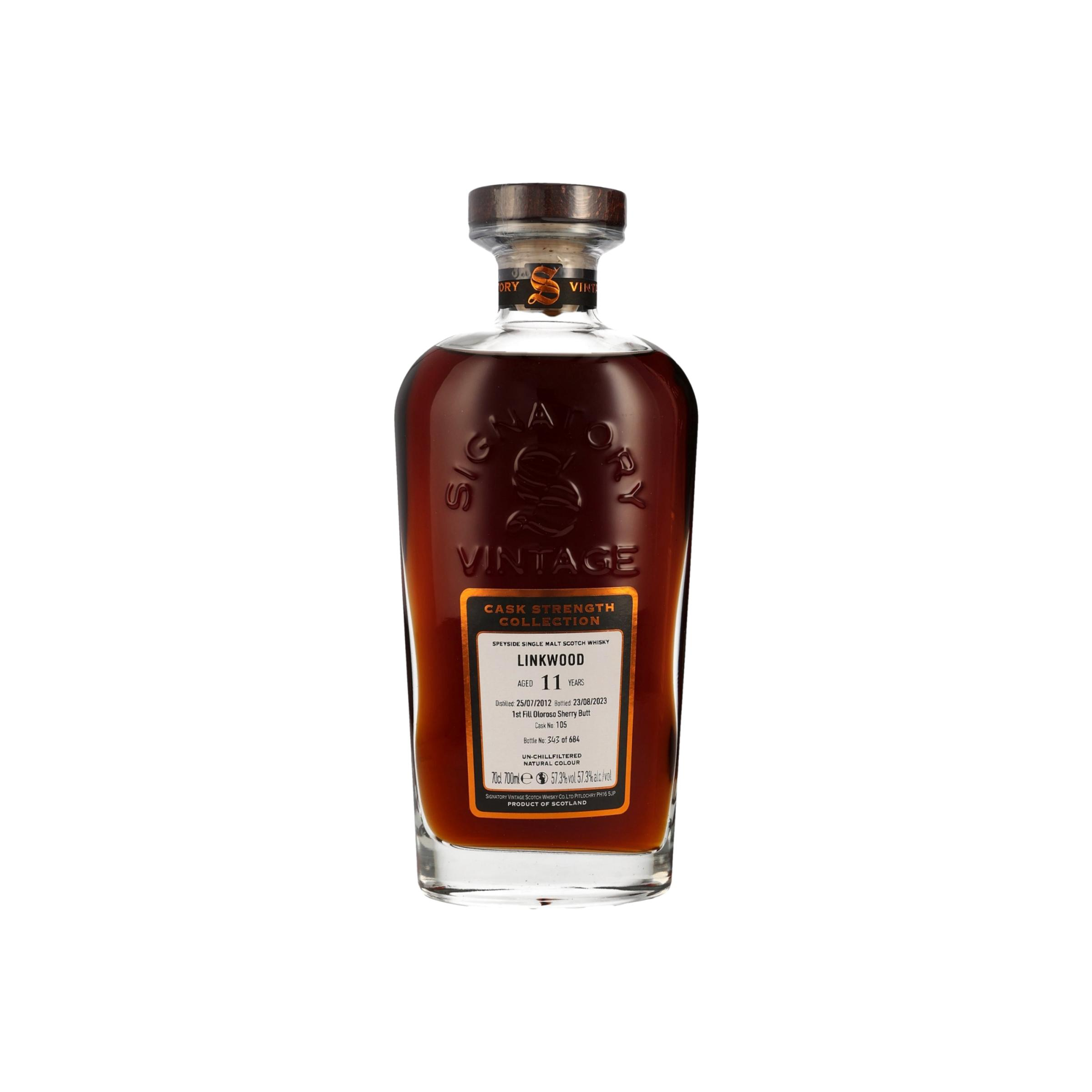 Linkwood Cask Strength Collection 2012 11 Years Single Malt Whisky