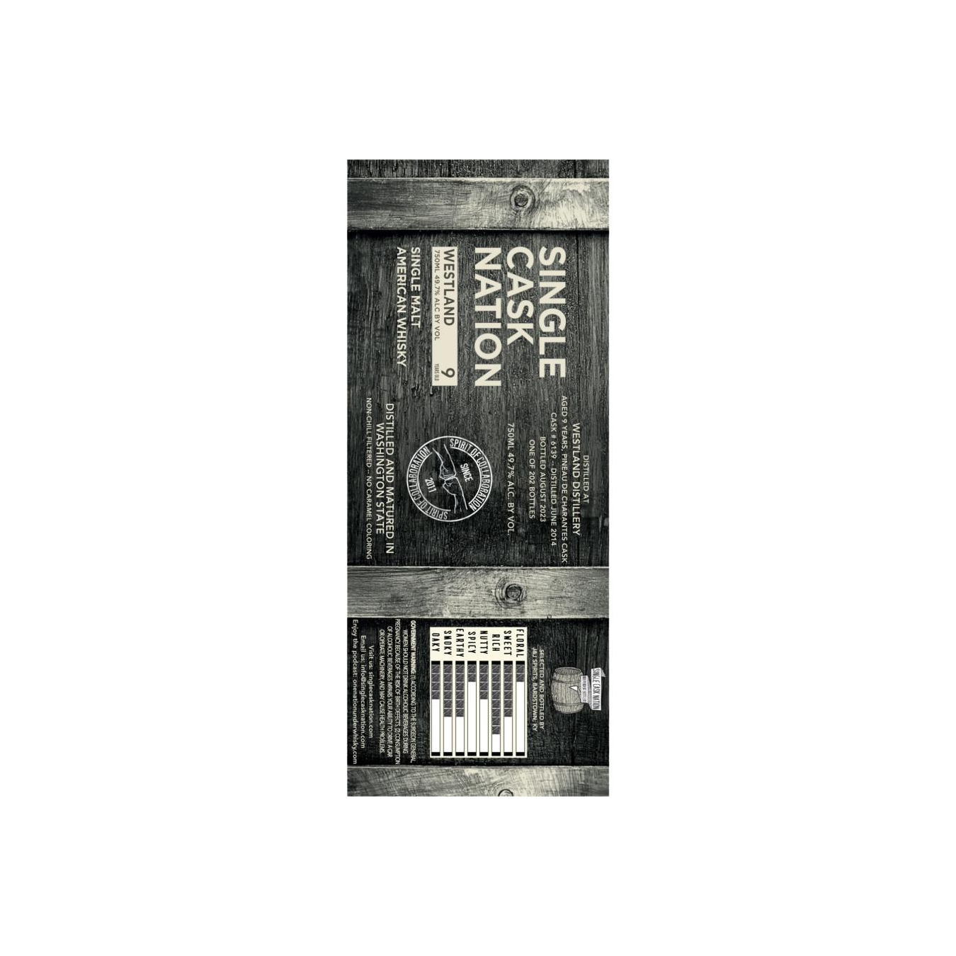 Westland 2014 9 Years Single Malt Whisky
