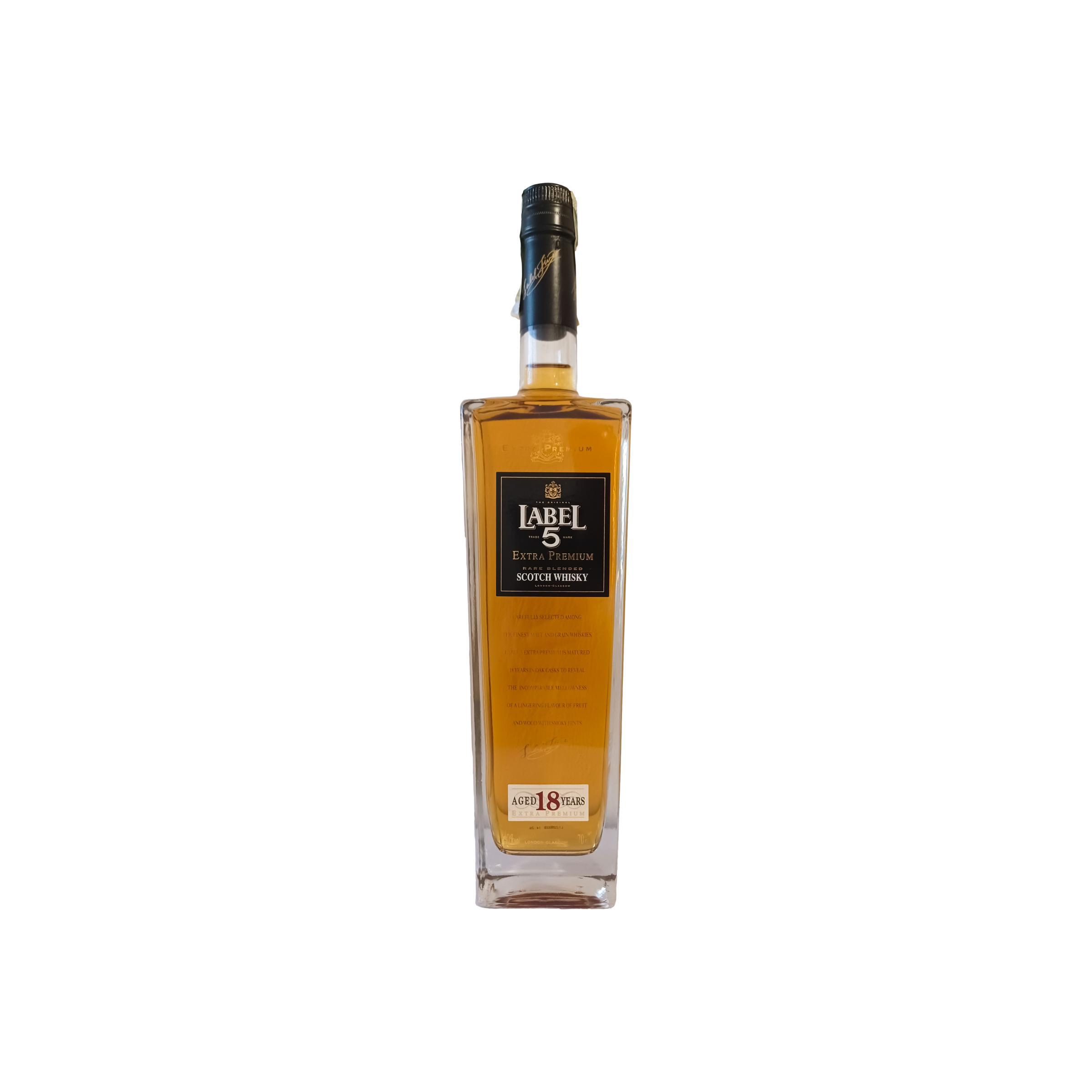Label 5 18 Years Blended Whisky