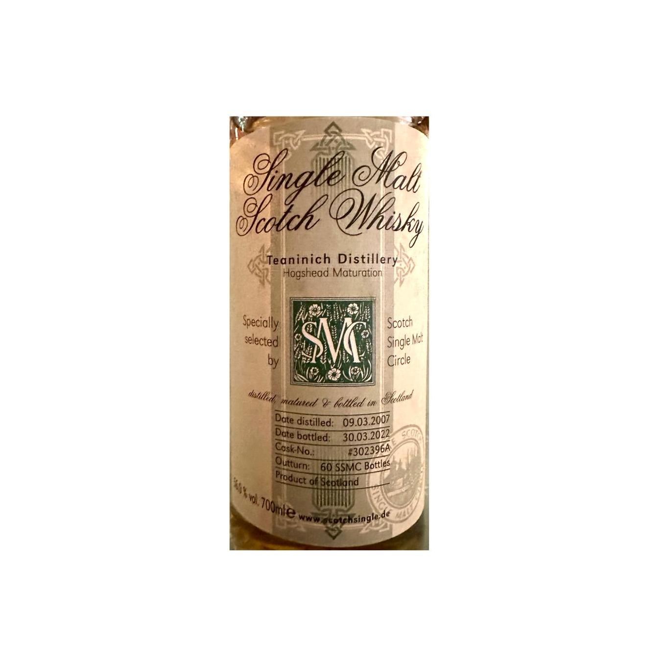Teaninich 2007 15 Years Single Malt Whisky