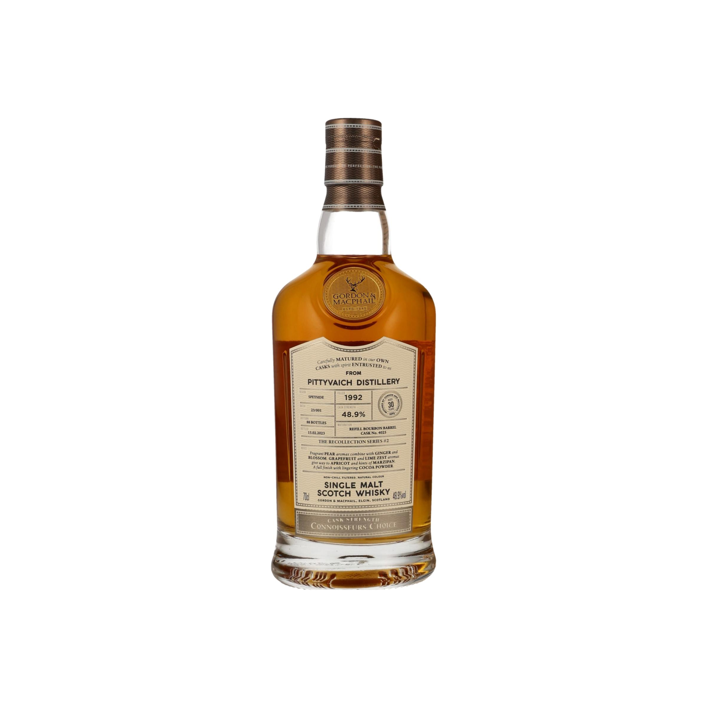 Pittyvaich Connoisseurs Choice - Cask Strength 1992 30 Years Single Malt Whisky