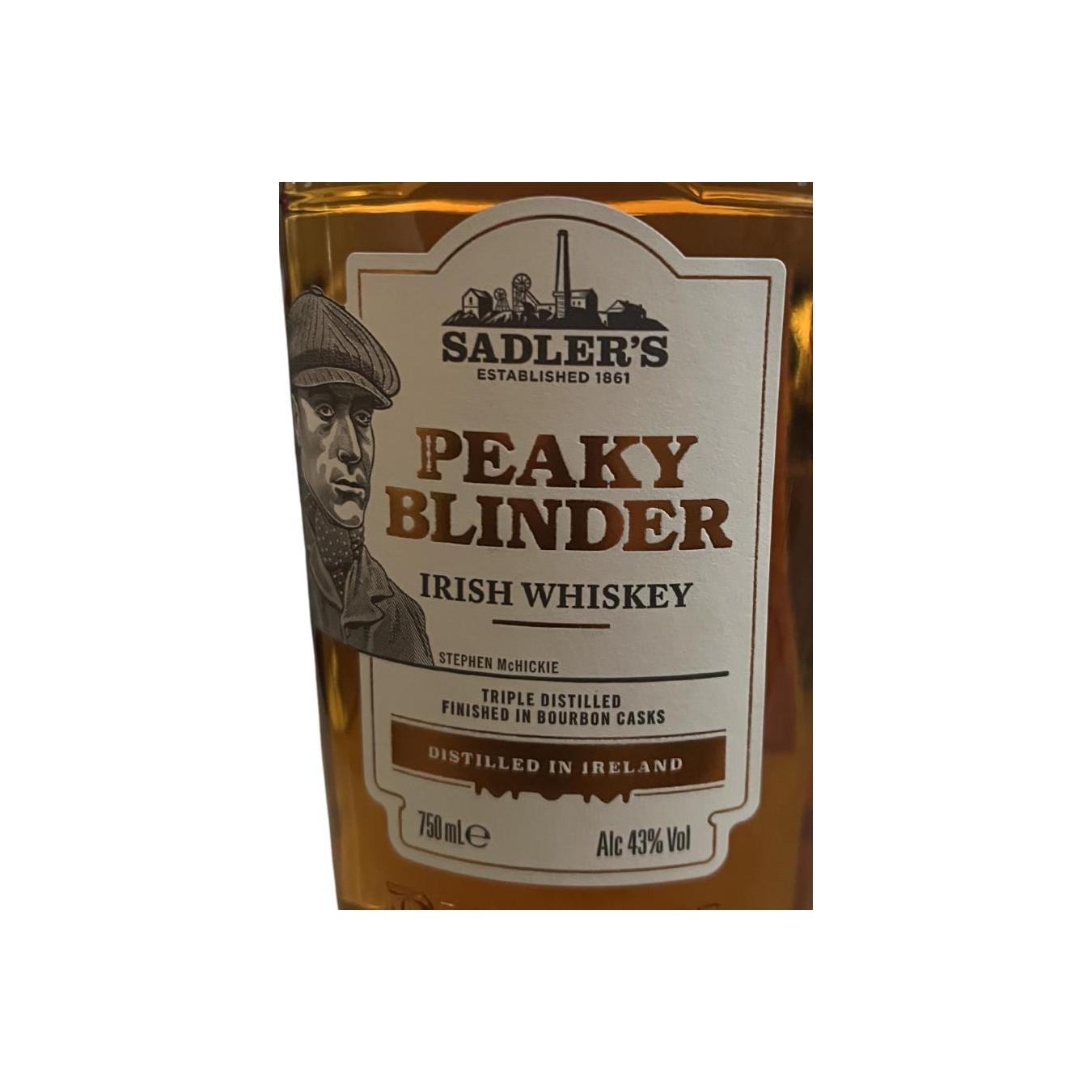 Peaky Blinder Blended Irish Whiskey Sad
