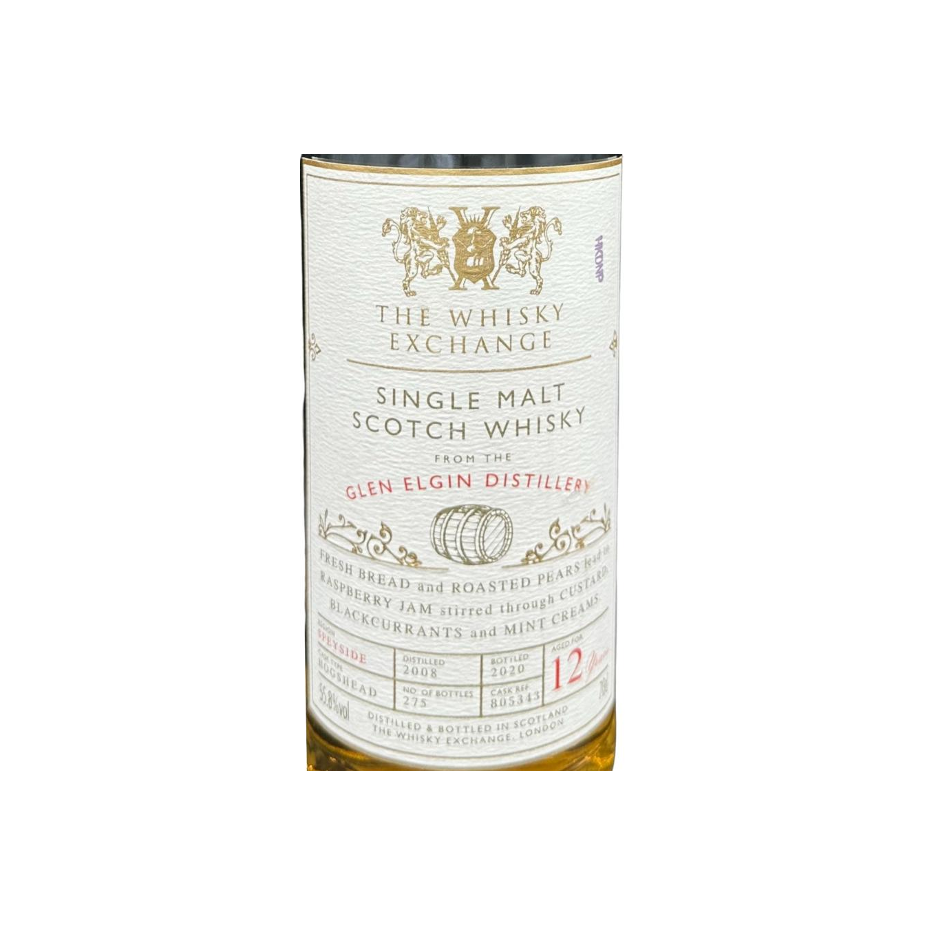 Glen Elgin The Single Malts of Scotland 2008 12 Years Single Malt Whisky