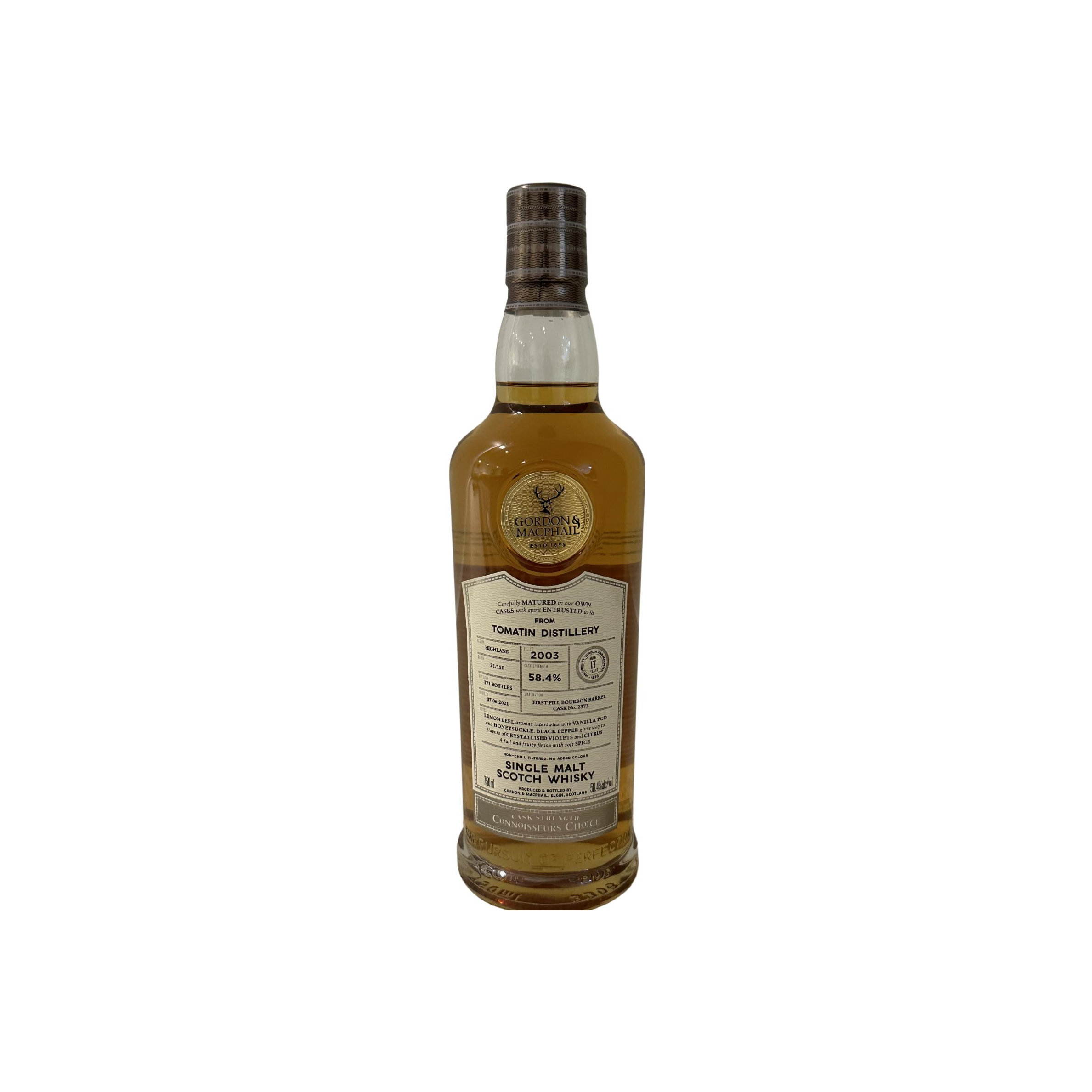 Tomatin Connoisseurs Choice 2003 17 Years Single Malt Whisky