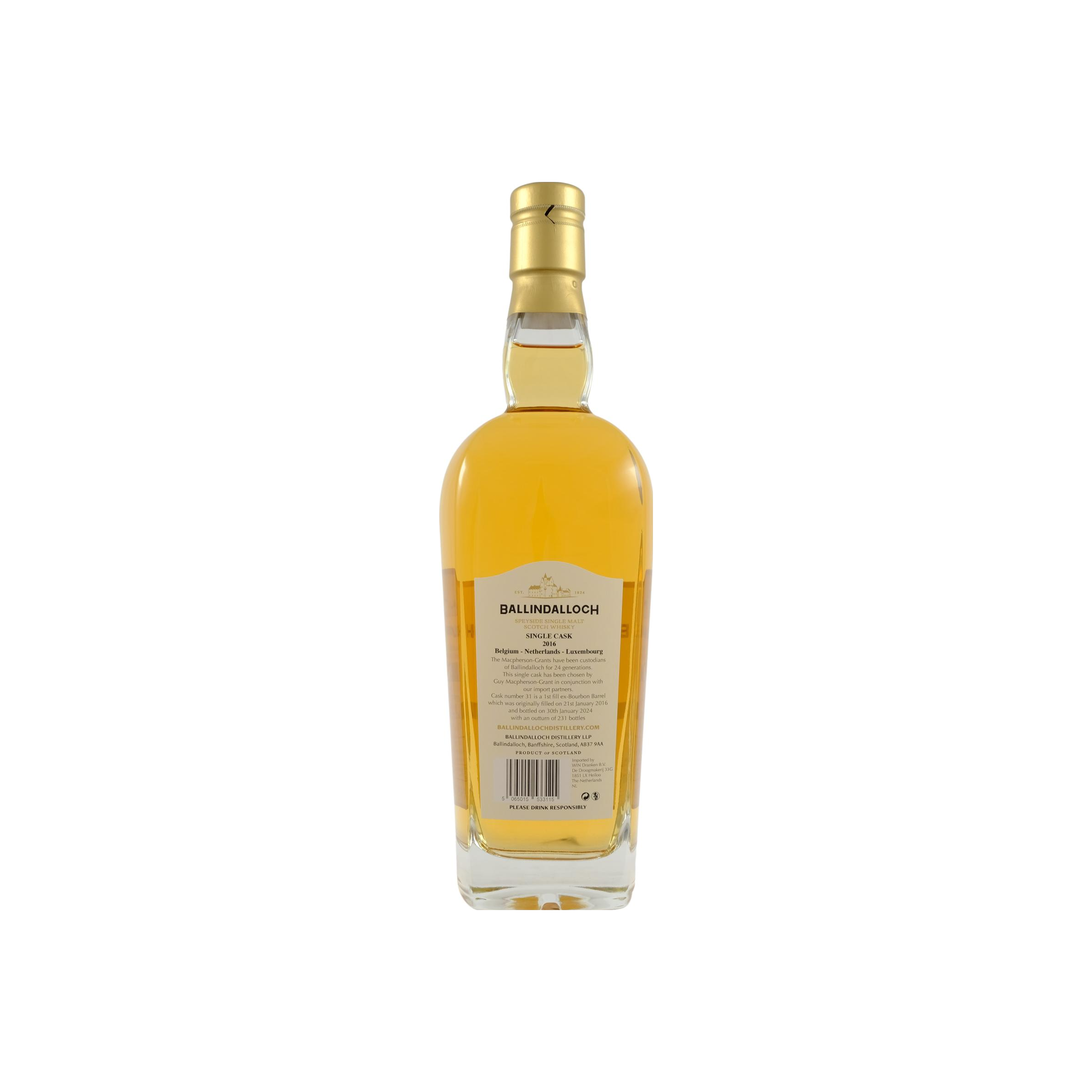 Ballindalloch 2016 Single Malt Whisky 2