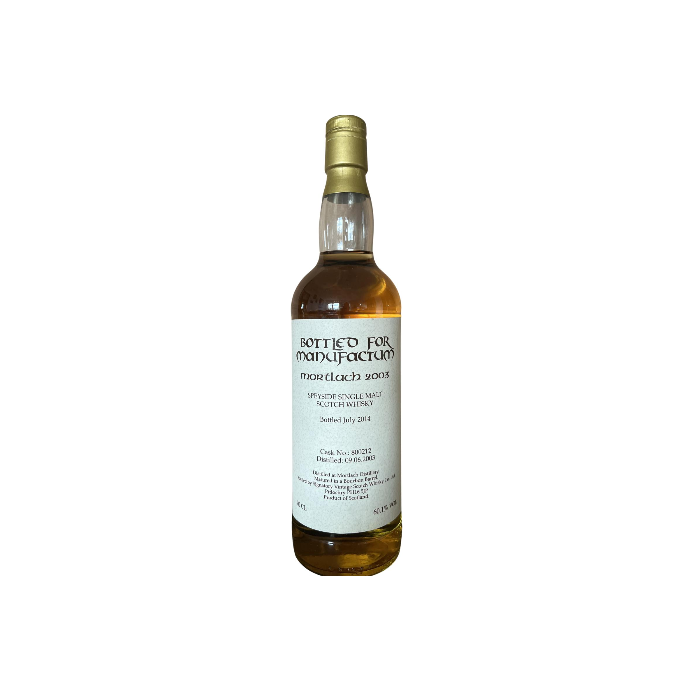 Mortlach 2003 Single Malt Whisky