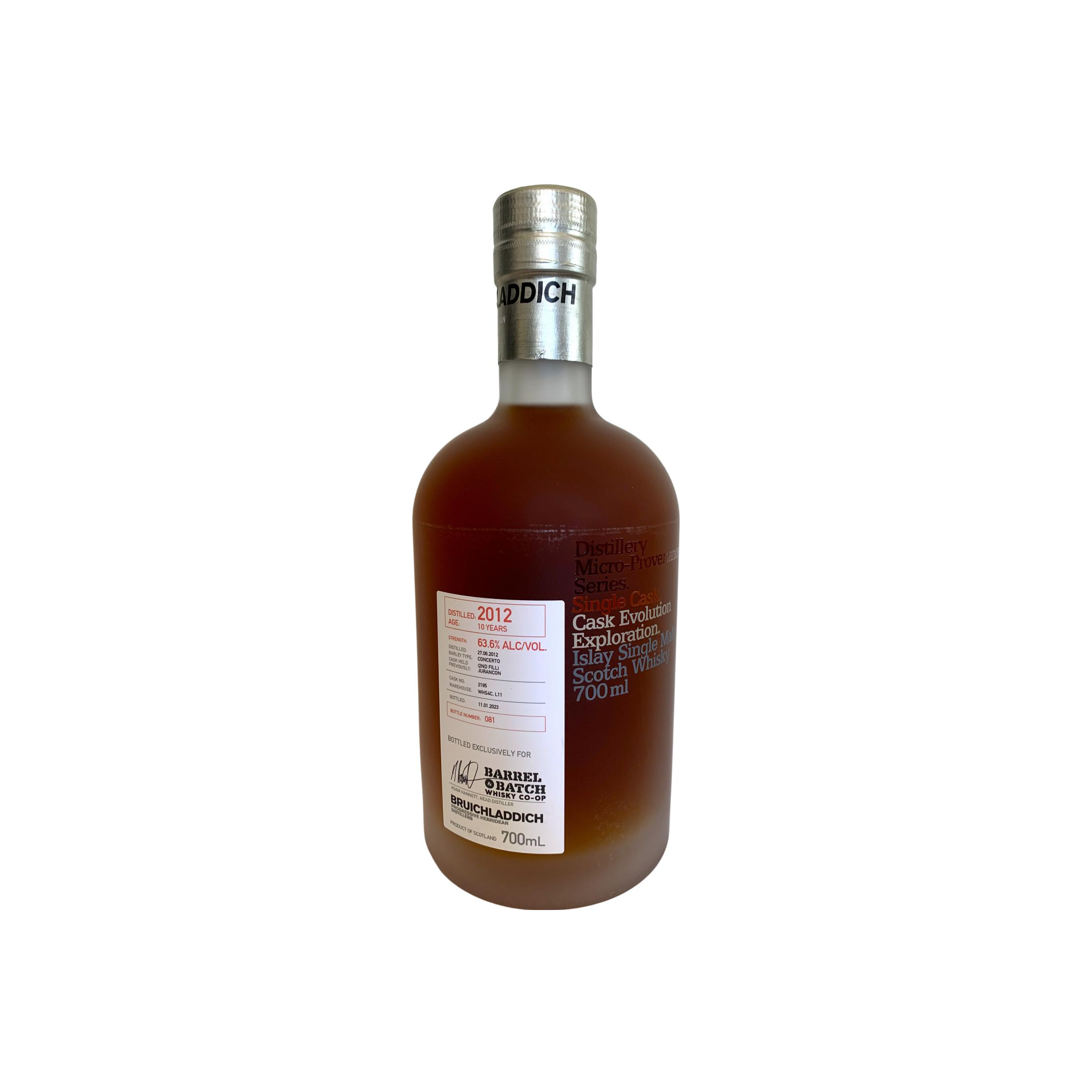 Bruichladdich 2012 10 Years Single Malt Whisky