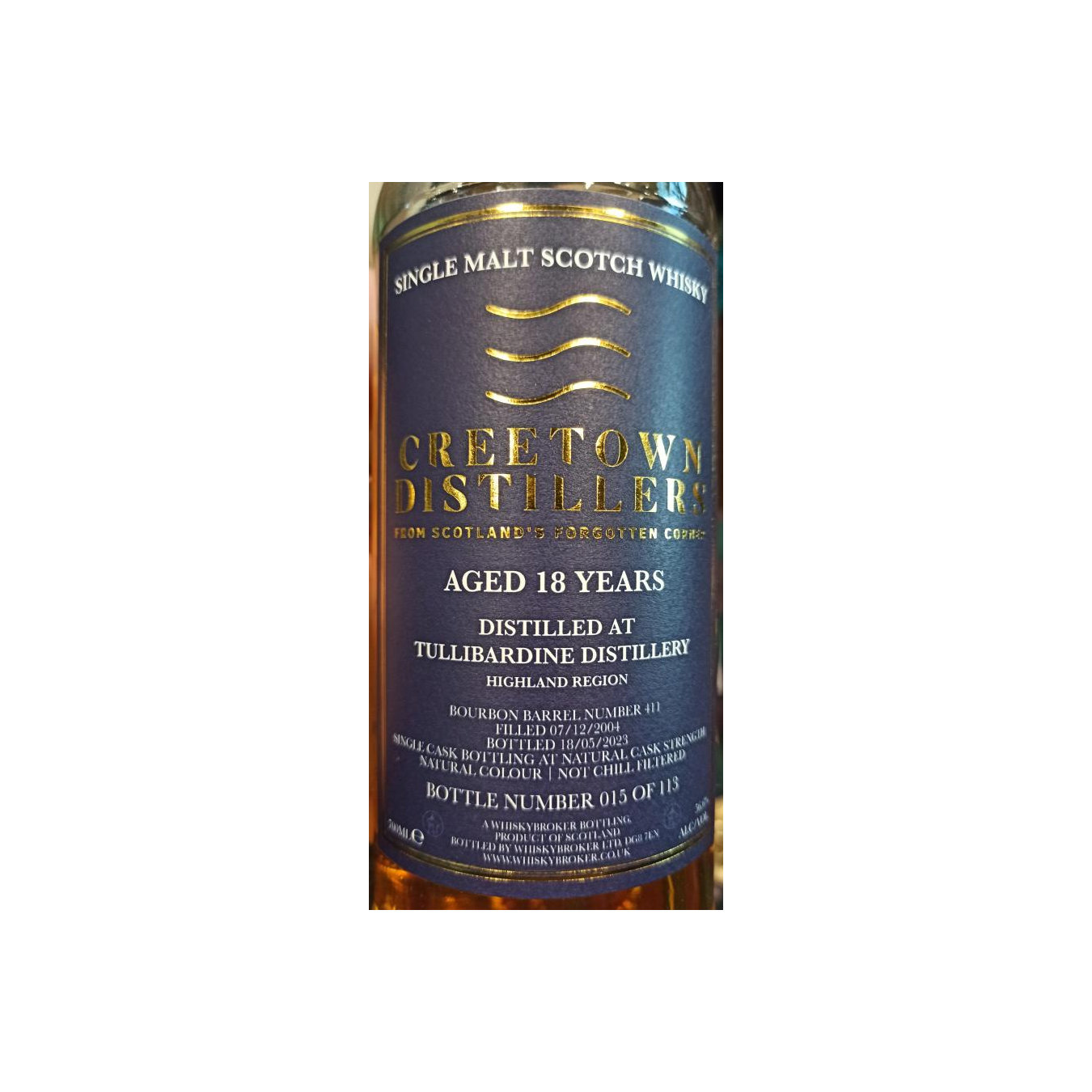 Tullibardine 2004 18 Years Single Malt Whisky 2