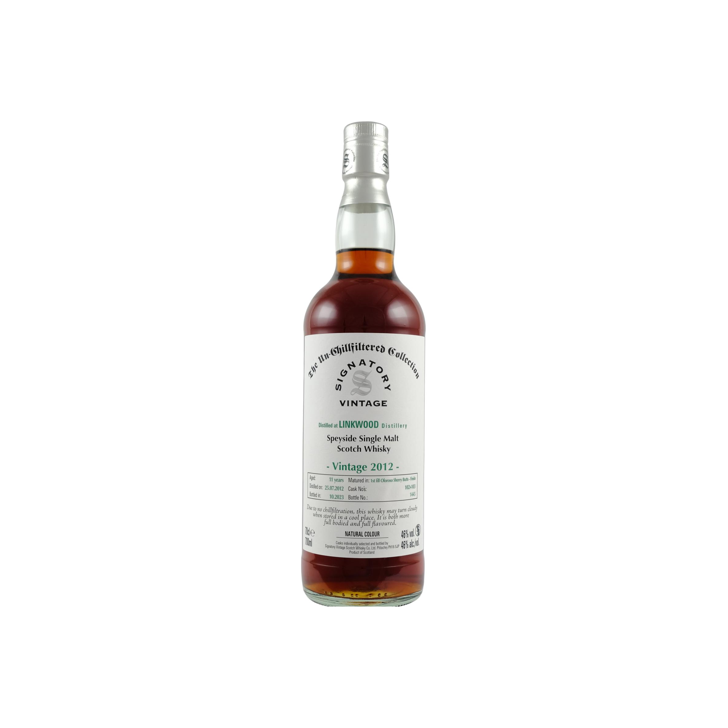 Linkwood The Un-Chillfiltered Collection 2012 11 Years Single Malt Whisky
