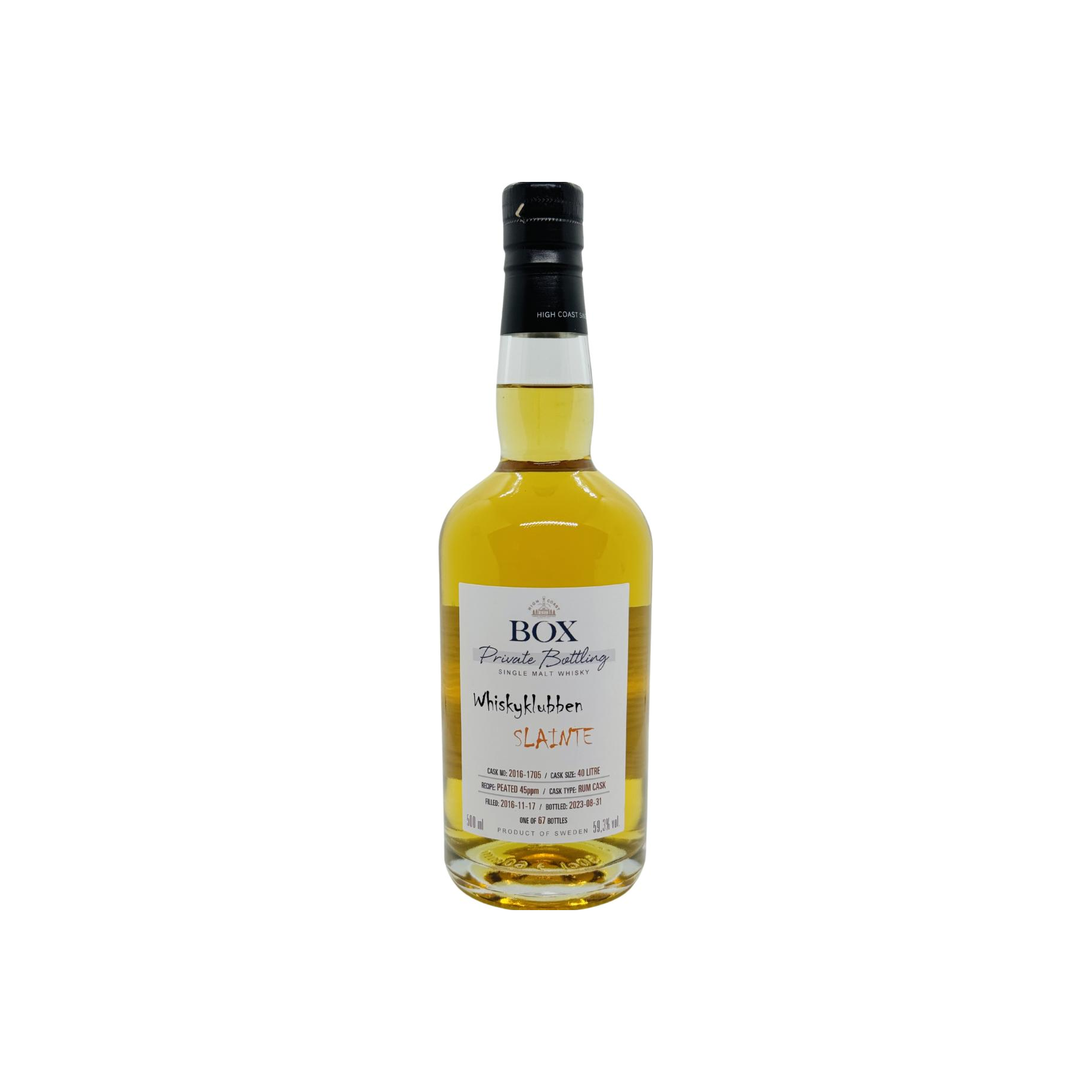 Box Private Bottling 2016 Single Malt Whisky