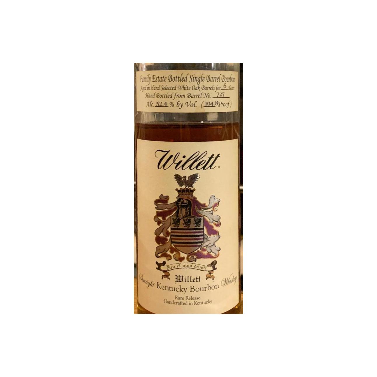 Willett Family Estate Bottled Single Barrel Bourbon 6 Years Bourbon Whisky