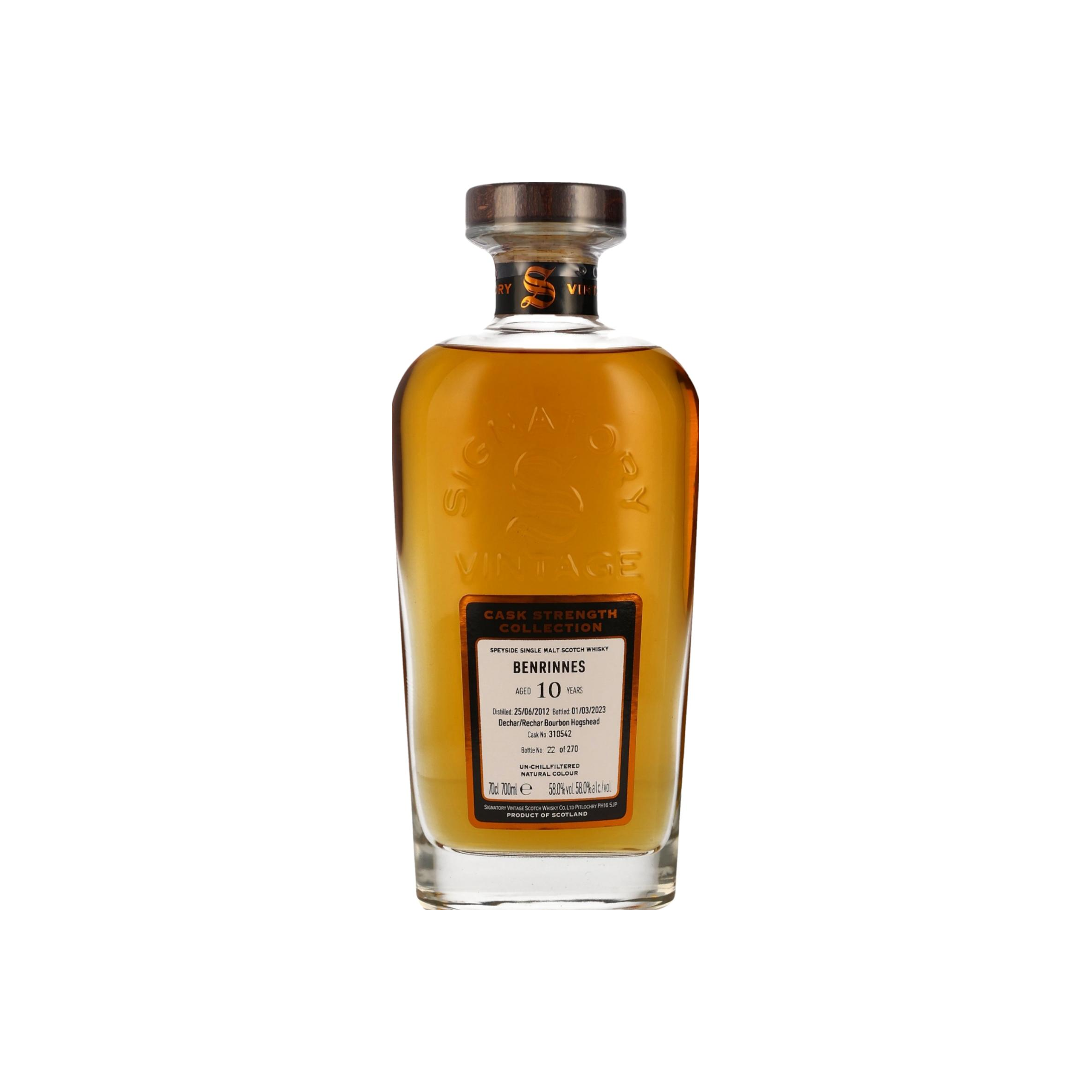 Benrinnes Cask Strength Collection 2012 10 Years Single Malt Whisky