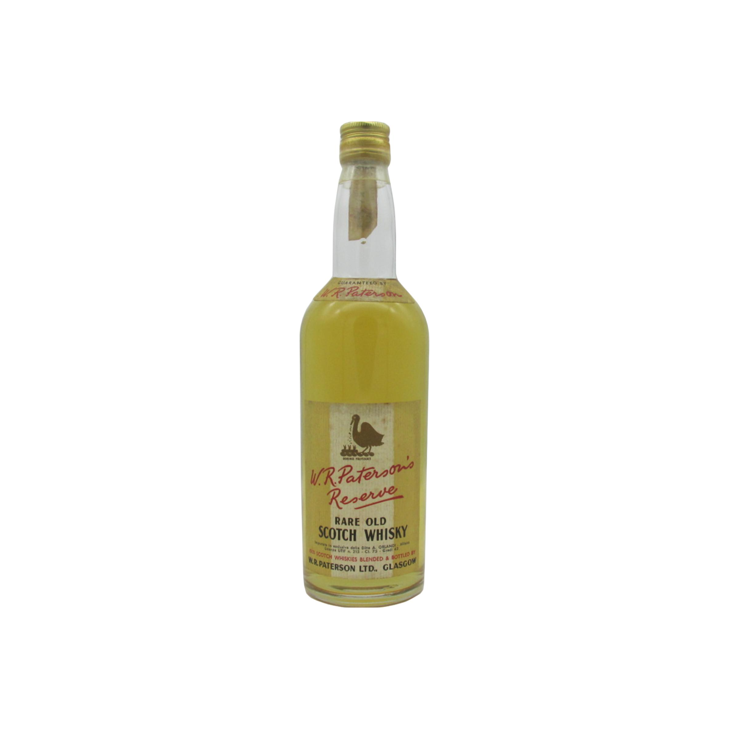 W. R. Paterson's Reserve Rare Old Scotch Whisky