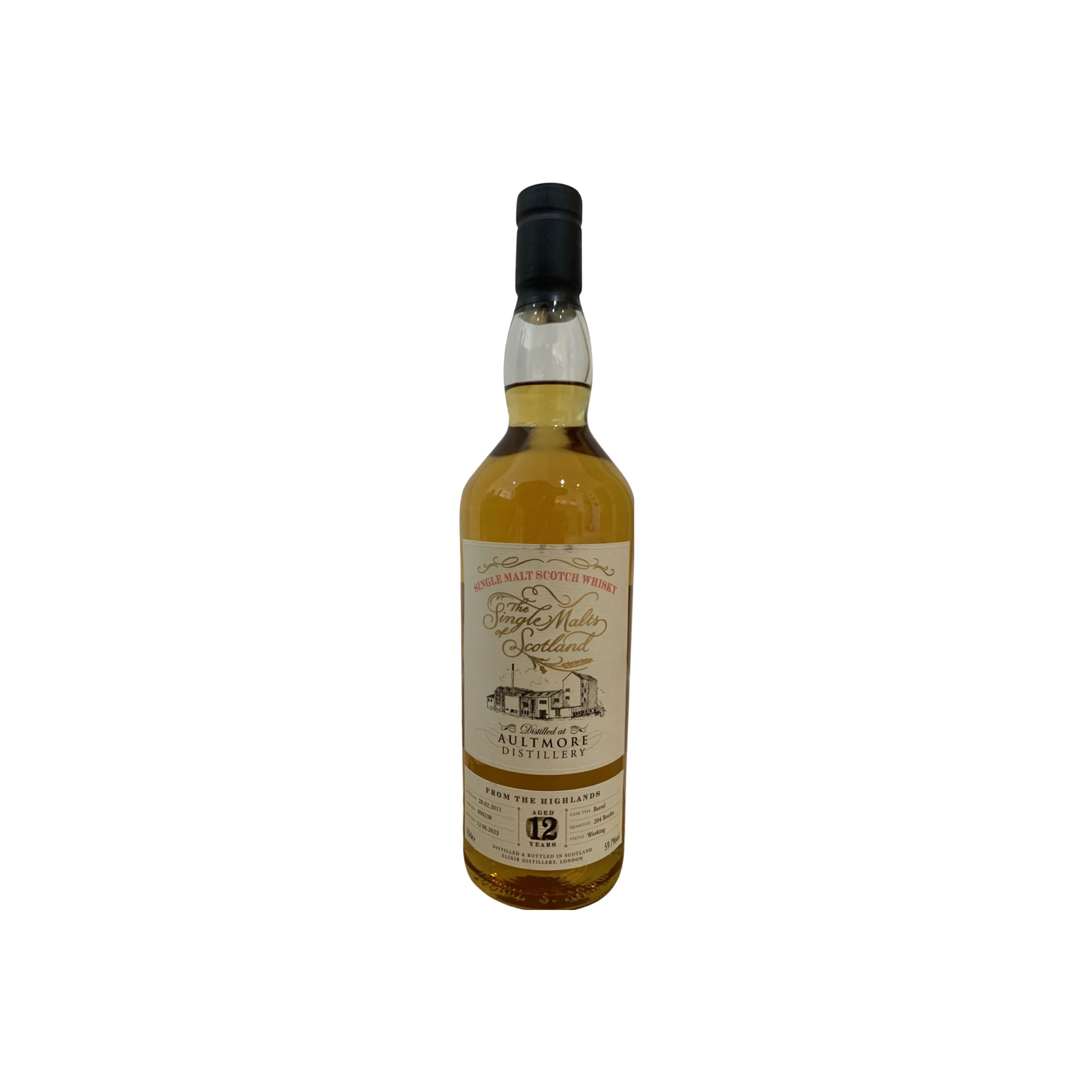 Aultmore The Single Malts of Scotland 2011 12 Years Single Malt Whisky