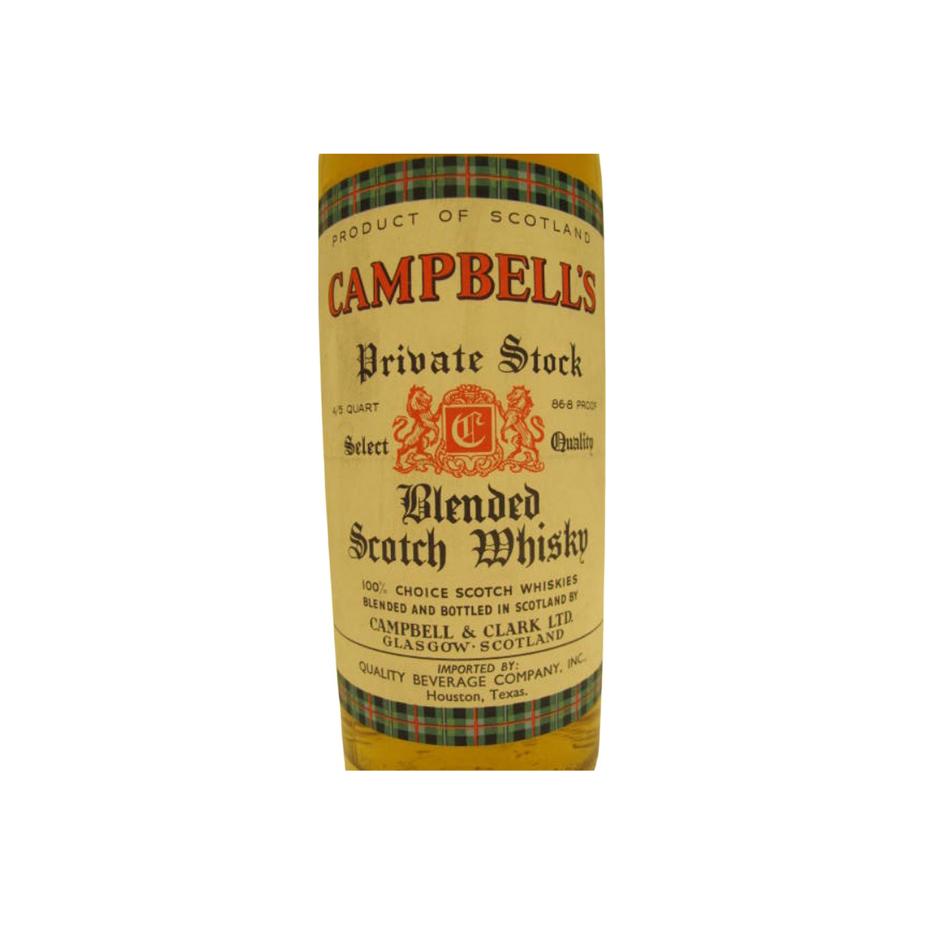 Campbell's Private Stock Blended Scotch Whisky 2