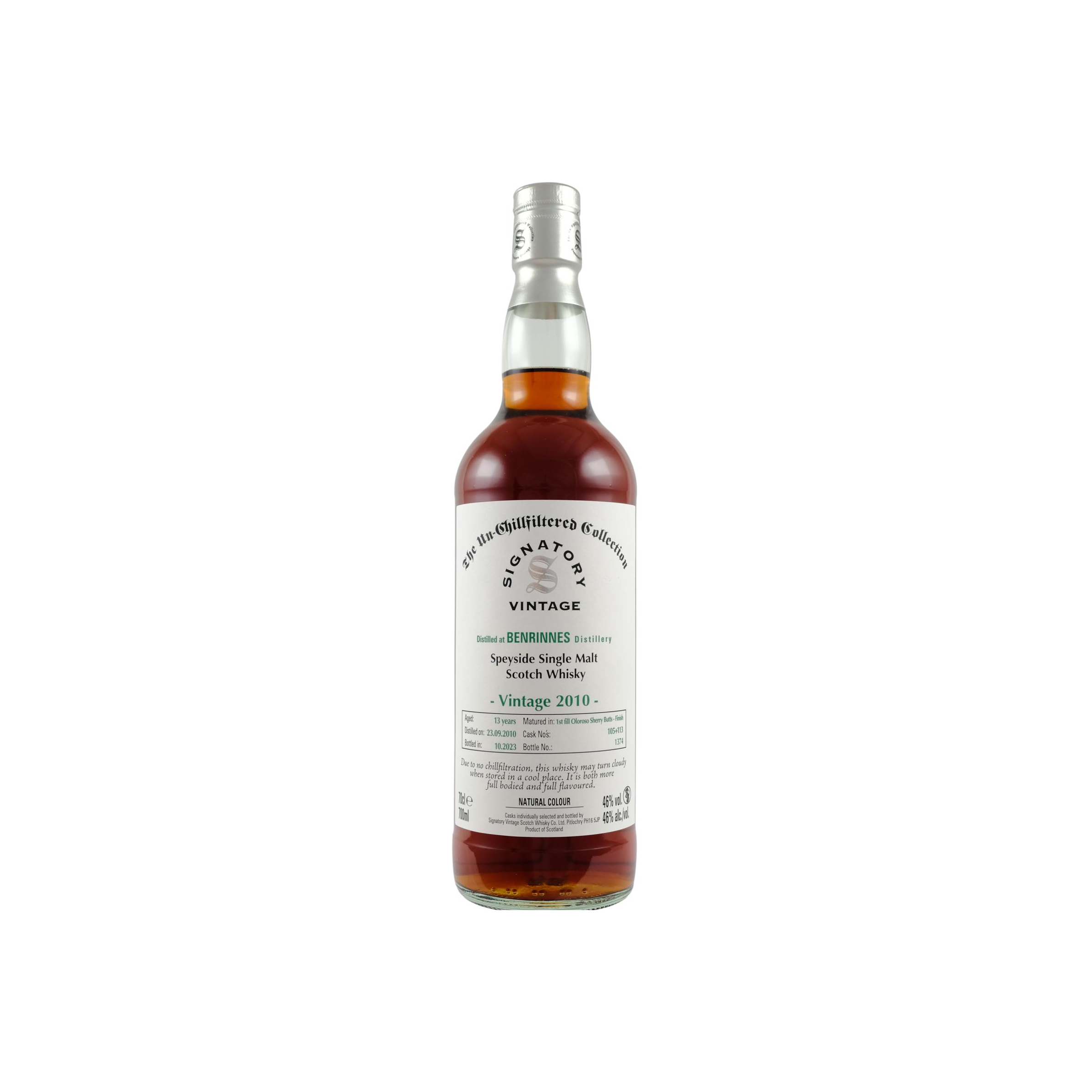 Benrinnes The Un-Chillfiltered Collection 2010 13 Years Single Malt Whisky
