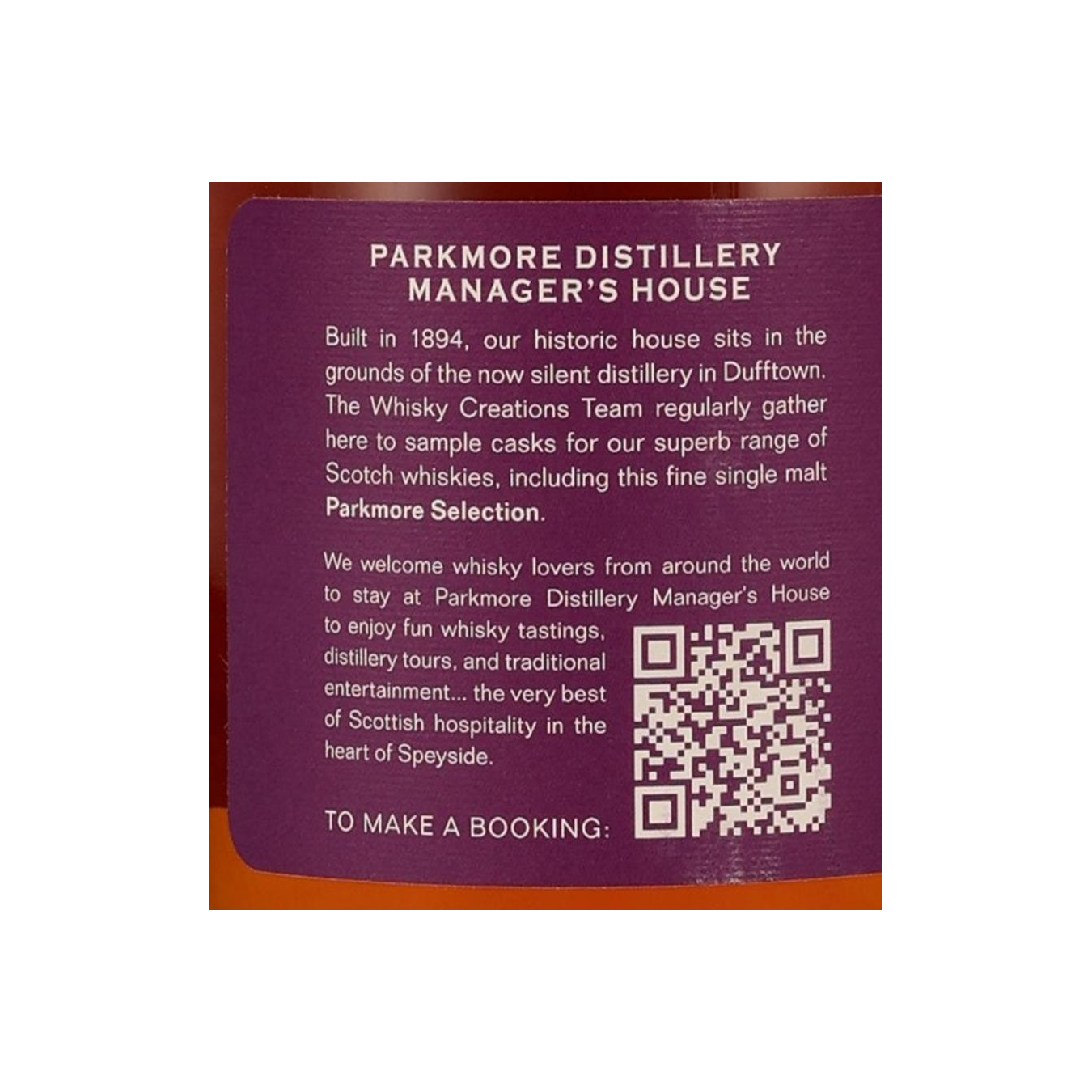 Parkmore 08-year-old AcL 3