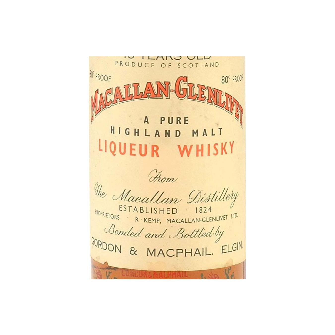 Gordon & MacPhail 15 Years Single Malt Whisky