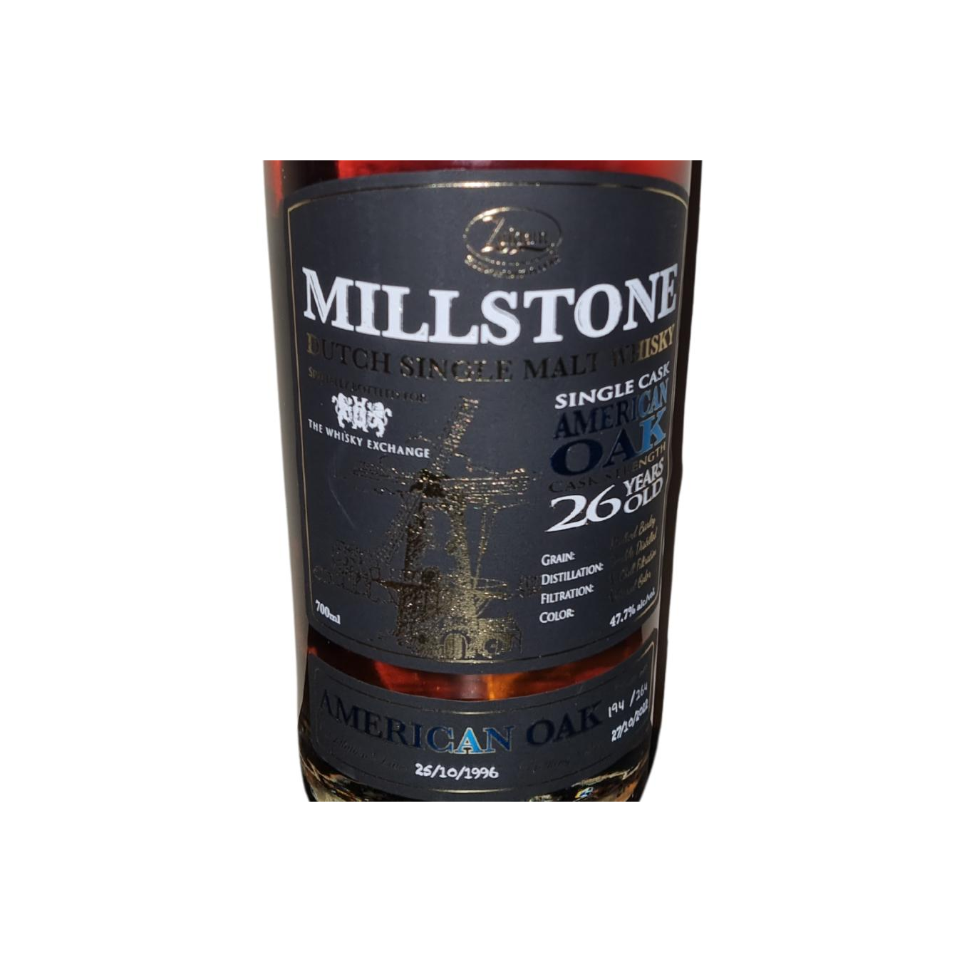 Millstone 1996 26 Years Single Malt Whisky 3