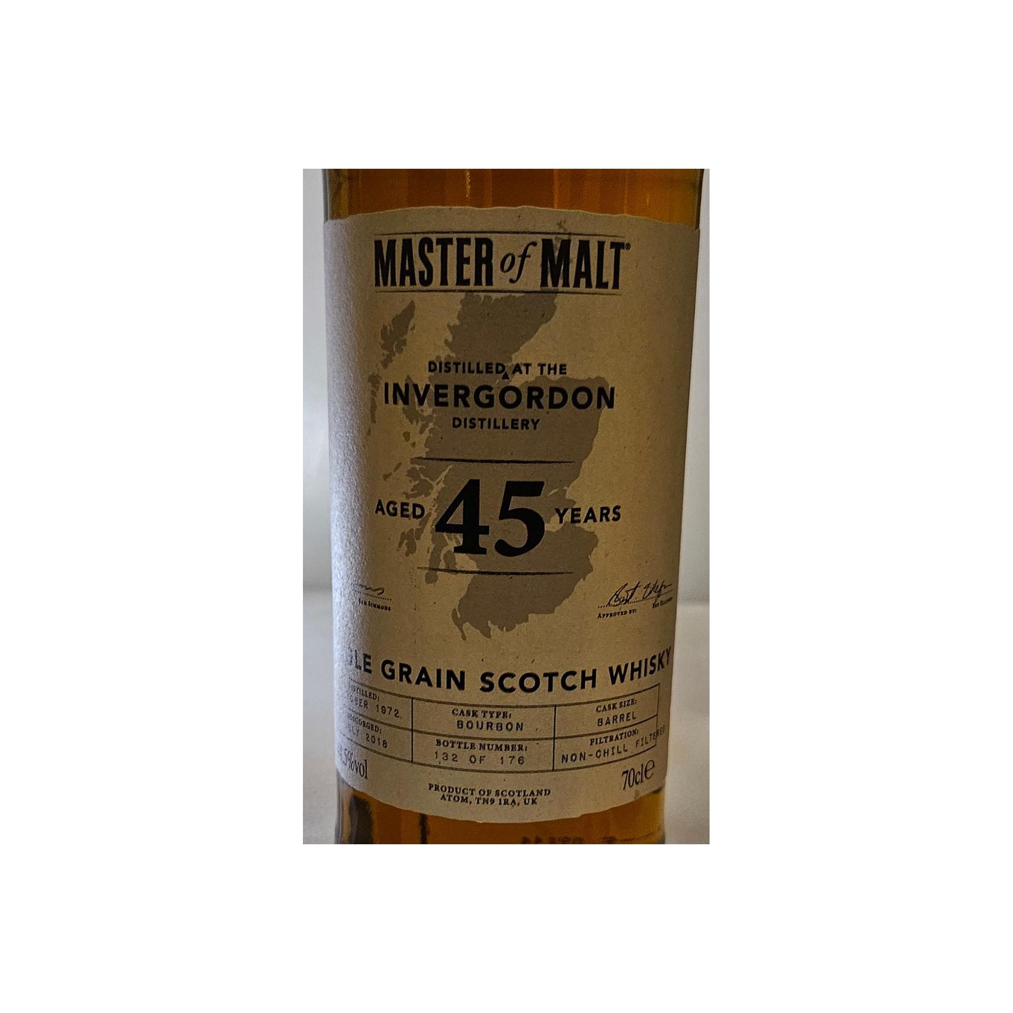 Master of Malt 1972 45 Years Single Grain Whisky