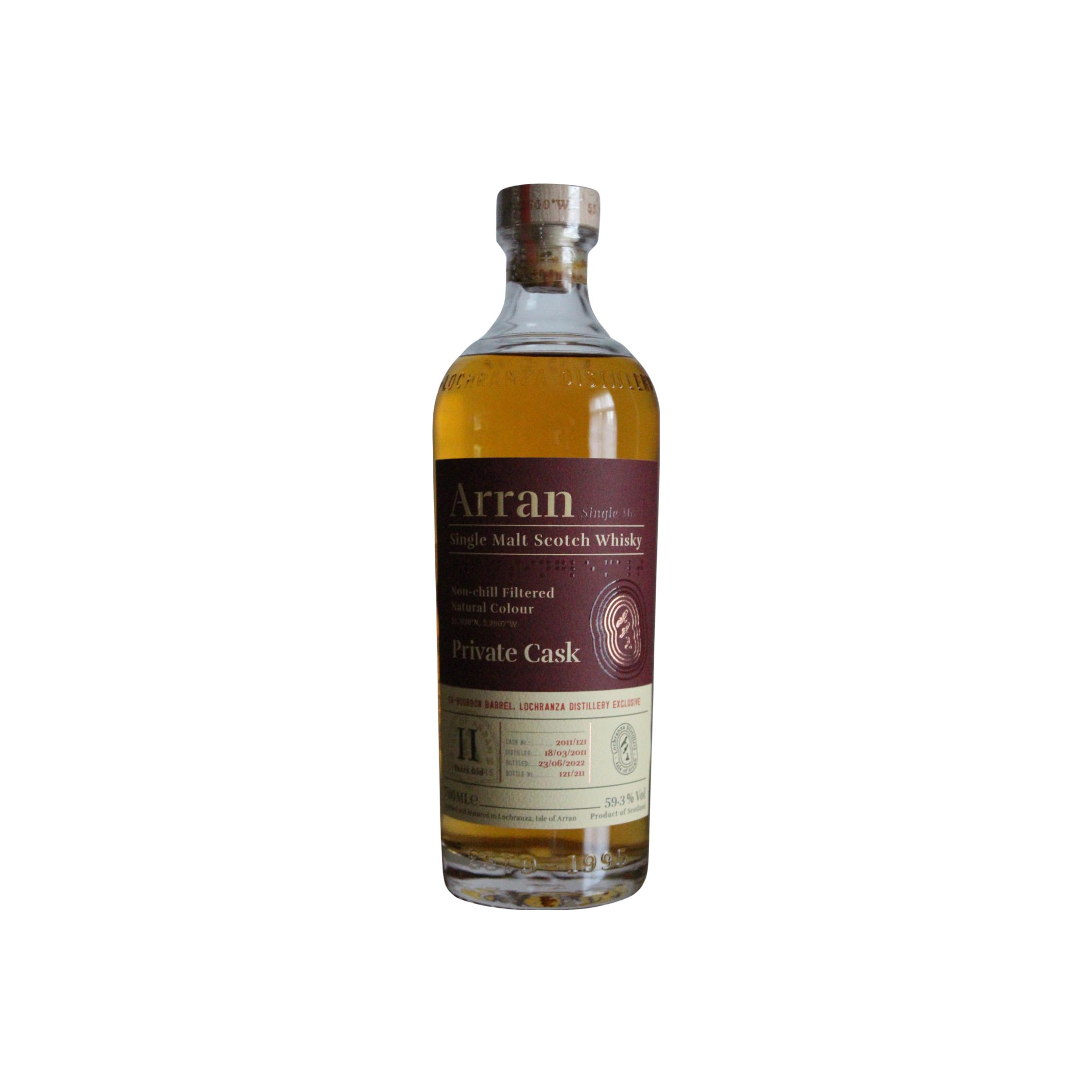 Arran Private Cask 2011 11 Years Single Malt Whisky