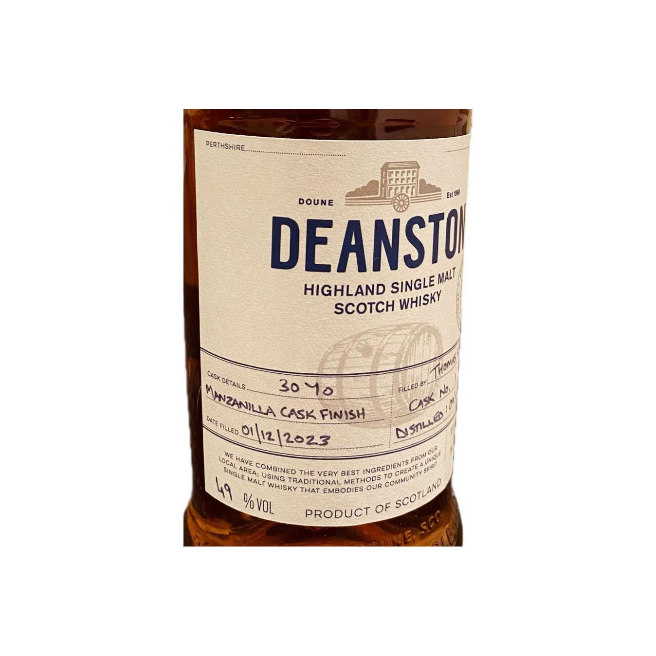 Deanston 1993 30 Years Single Malt Whisky