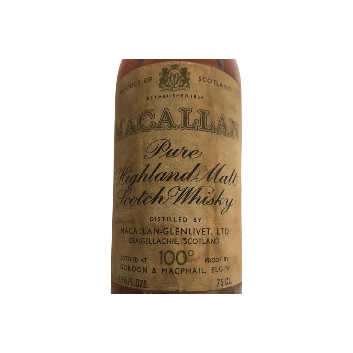 The Macallan 1958 Single Malt Whisky