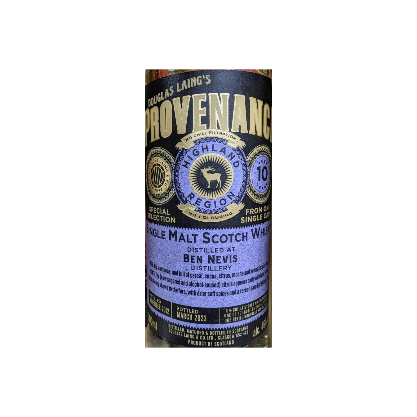 Ben Nevis 2012 10 Years Single Malt Whisky 2