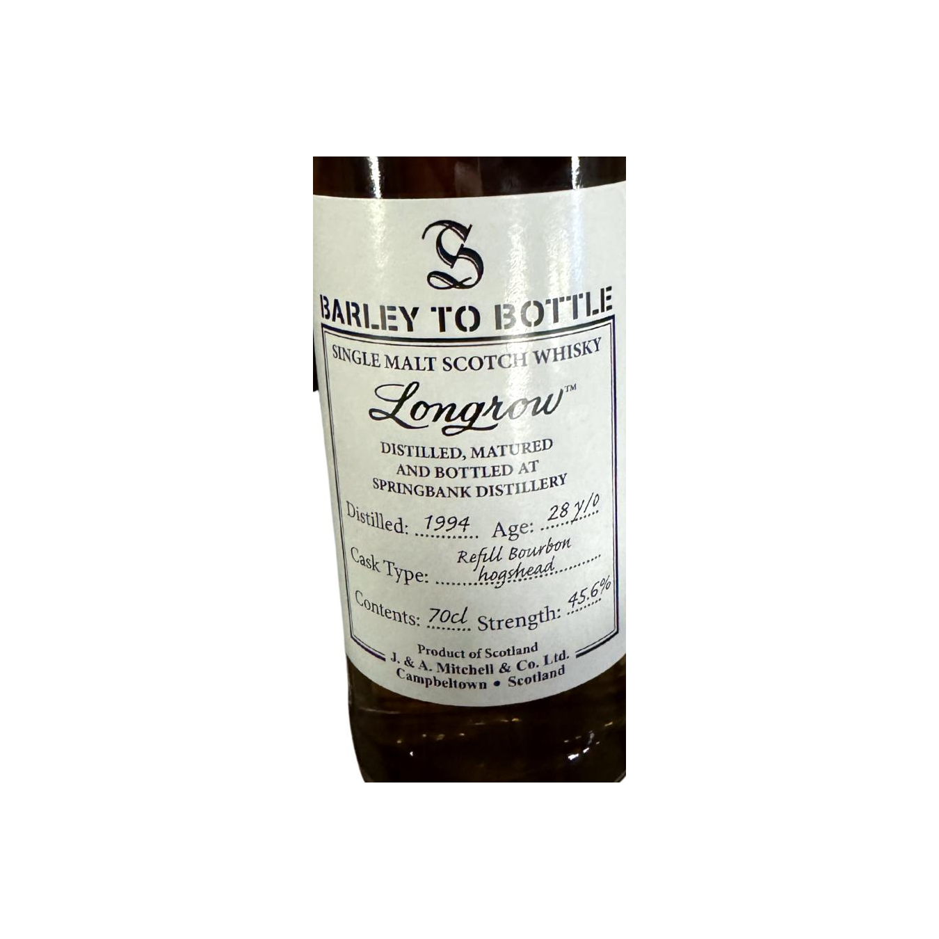 Longrow 1994 28 Years Single Malt Whisky