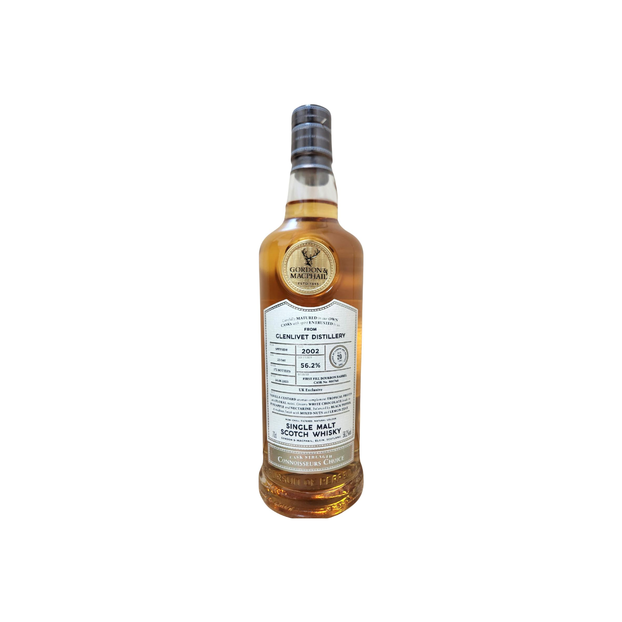The Glenlivet Connoisseurs Choice - Cask Strength 2002 20 Years Single Malt Whisky