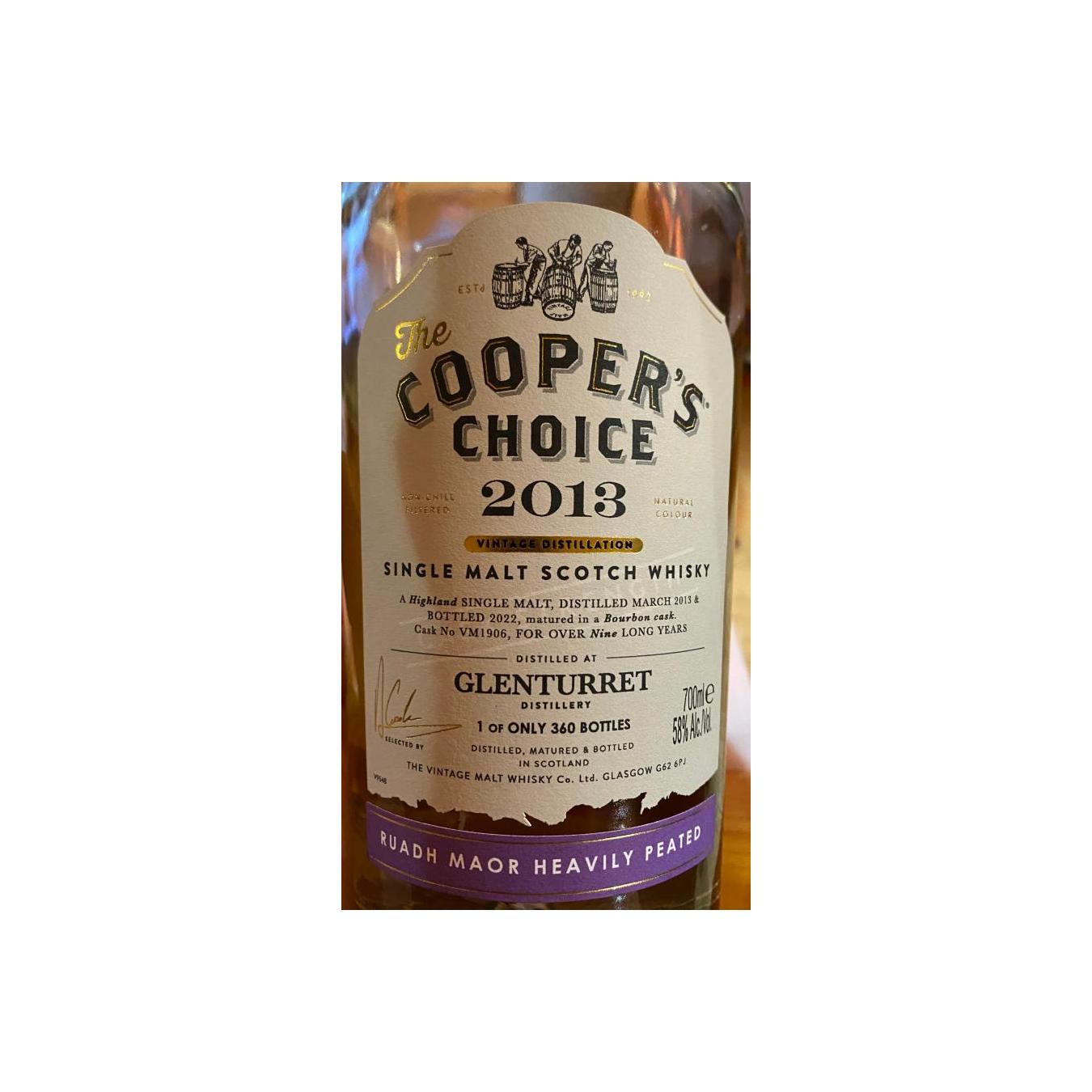 The Glenturret The Cooper's Choice 2013 9 Years Single Malt Whisky