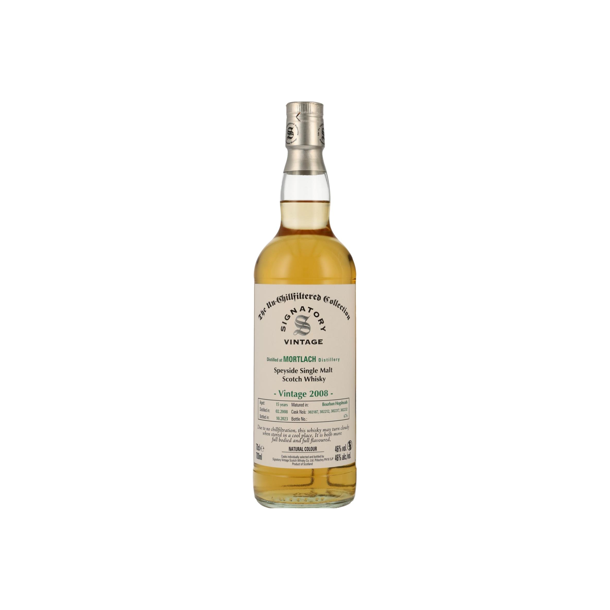 Mortlach The Un-Chillfiltered Collection 2008 15 Years Single Malt Whisky