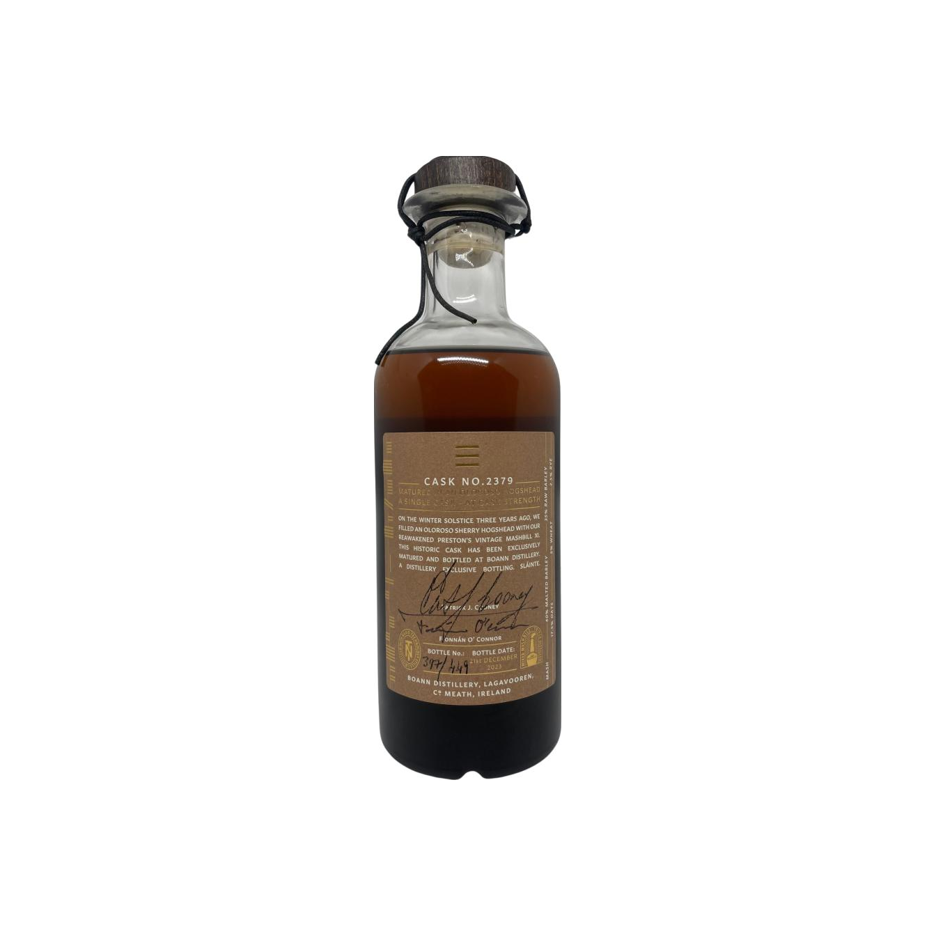 Boann Distillery Winter Solstice Vintage Mashbill 2